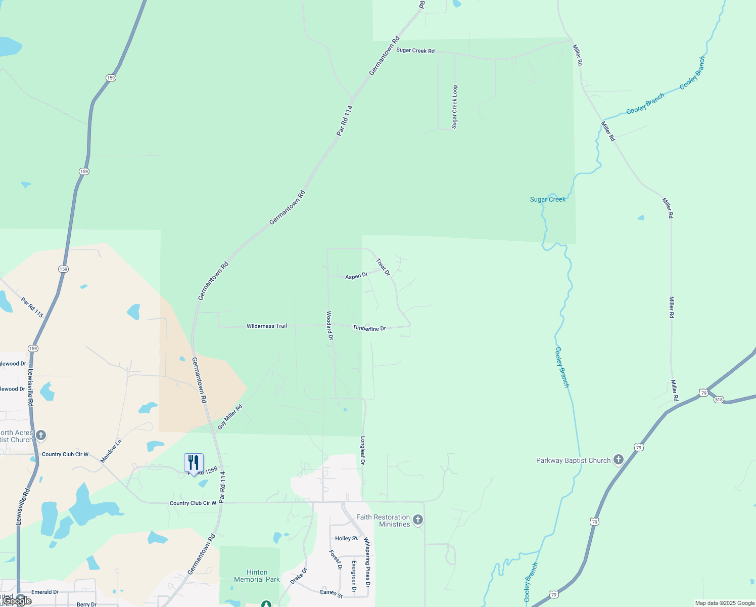 map of restaurants, bars, coffee shops, grocery stores, and more near 177 Valleyview Street in Minden
