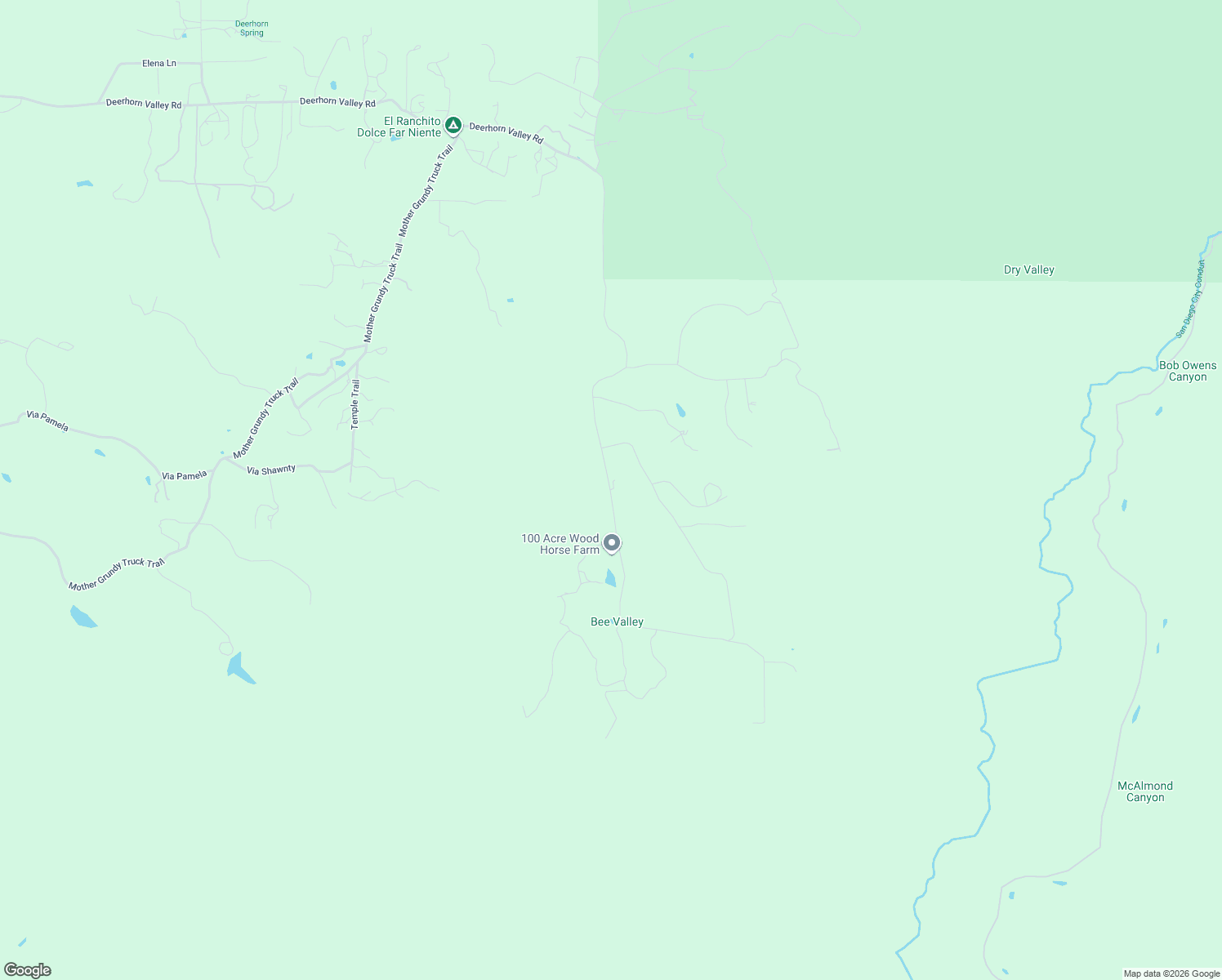 map of restaurants, bars, coffee shops, grocery stores, and more near 20872 Deerhorn Valley Road in Jamul