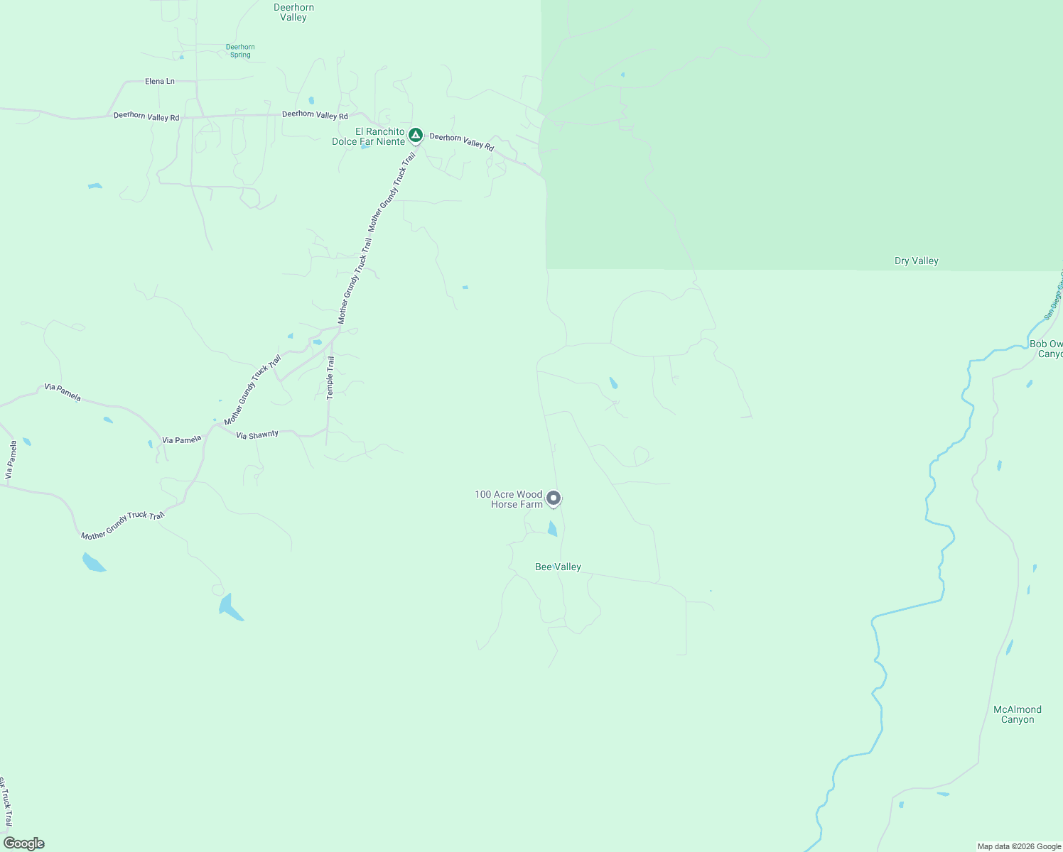 map of restaurants, bars, coffee shops, grocery stores, and more near 20845 Deerhorn Valley Road in Jamul
