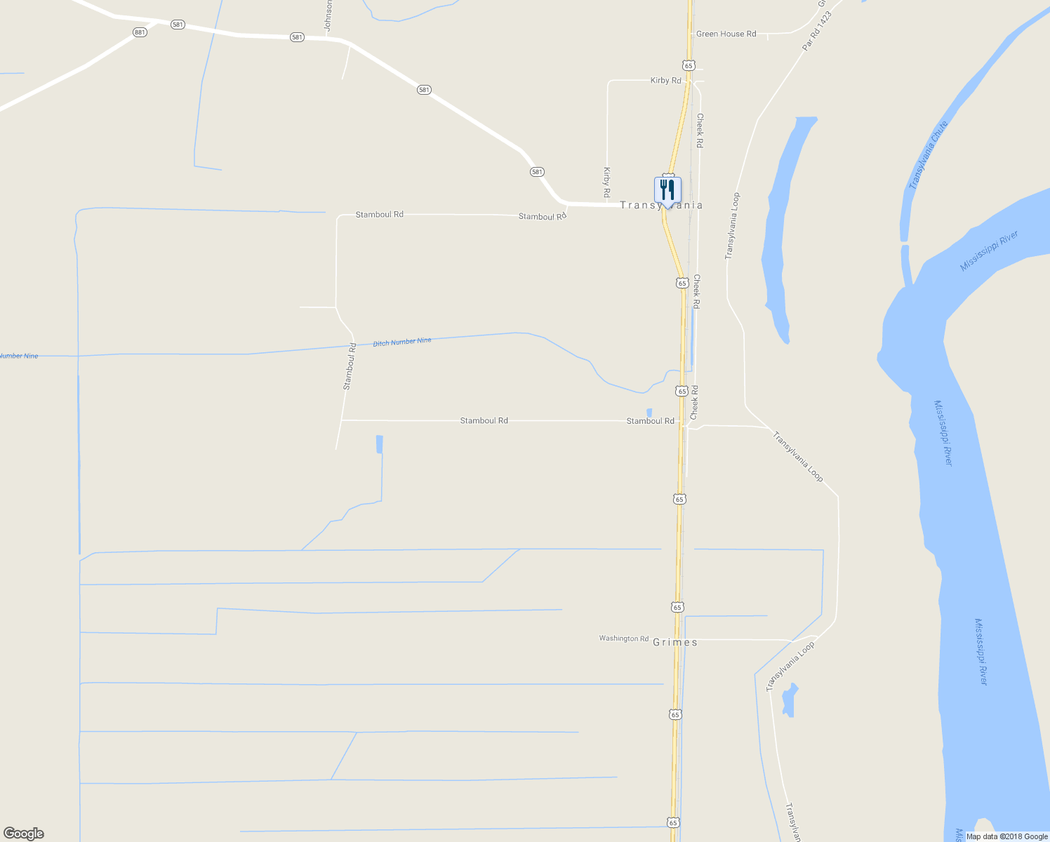 map of restaurants, bars, coffee shops, grocery stores, and more near Stamboul Road in Transylvania