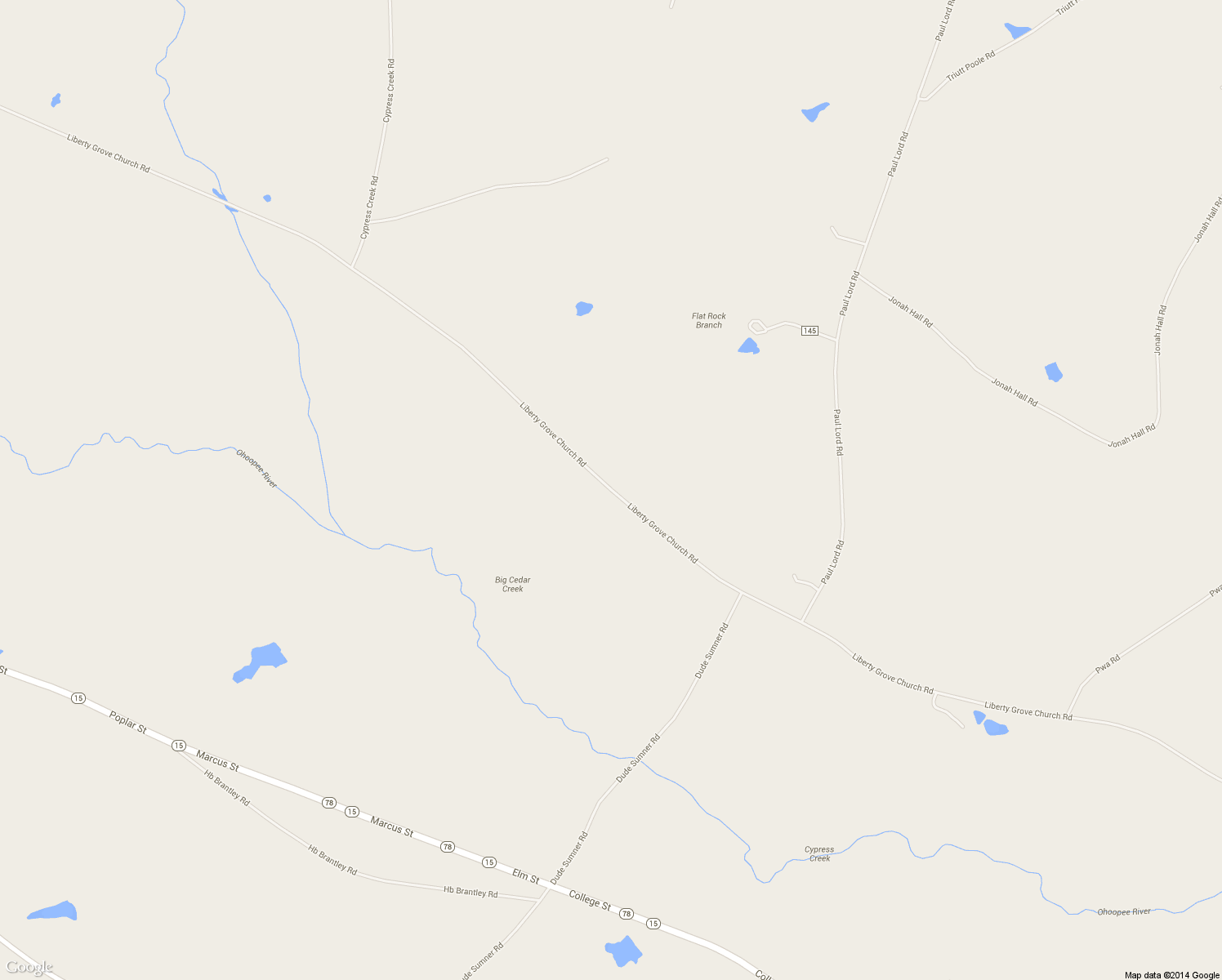 map of restaurants, bars, coffee shops, grocery stores, and more near Liberty Grove Church Road in Wrightsville