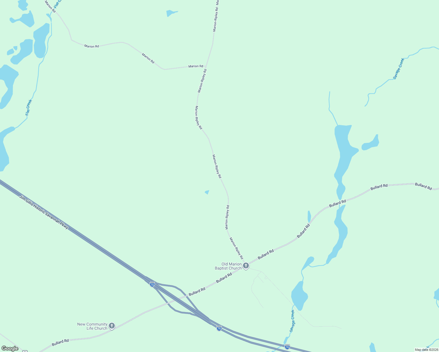 map of restaurants, bars, coffee shops, grocery stores, and more near 749 Marion-Ripley Road in Dry Branch