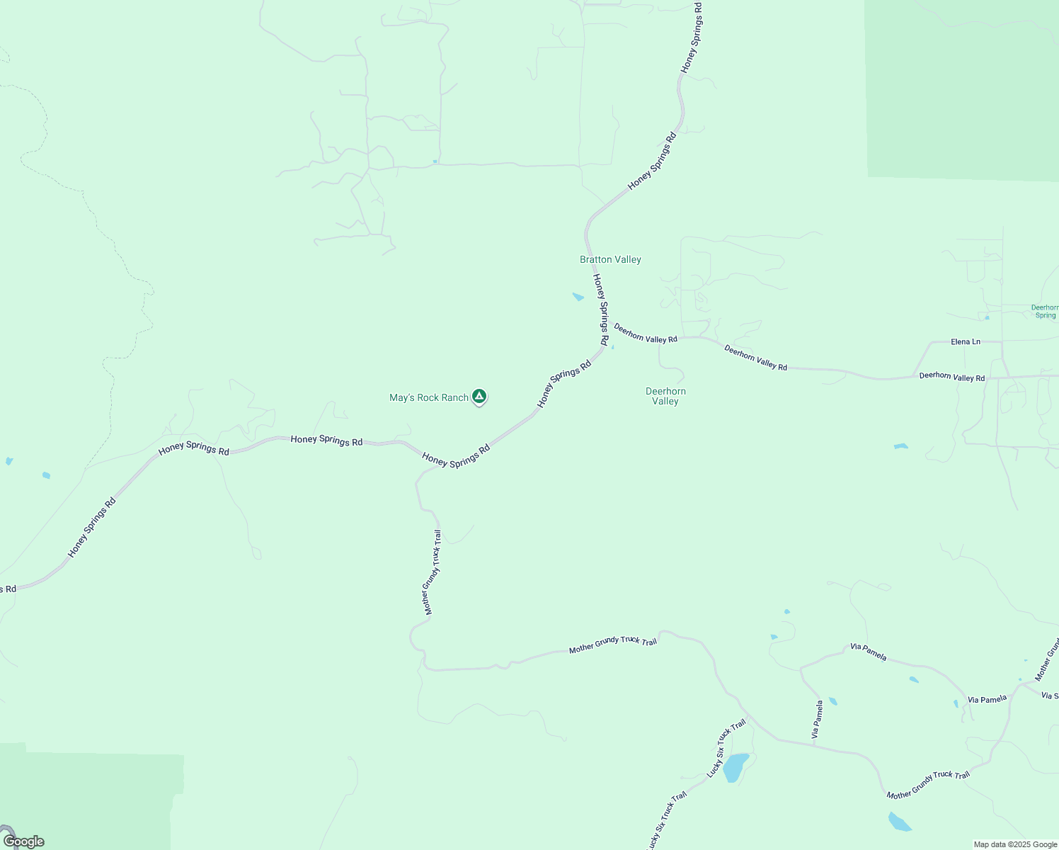 map of restaurants, bars, coffee shops, grocery stores, and more near 2253 Honey Springs Road in Jamul