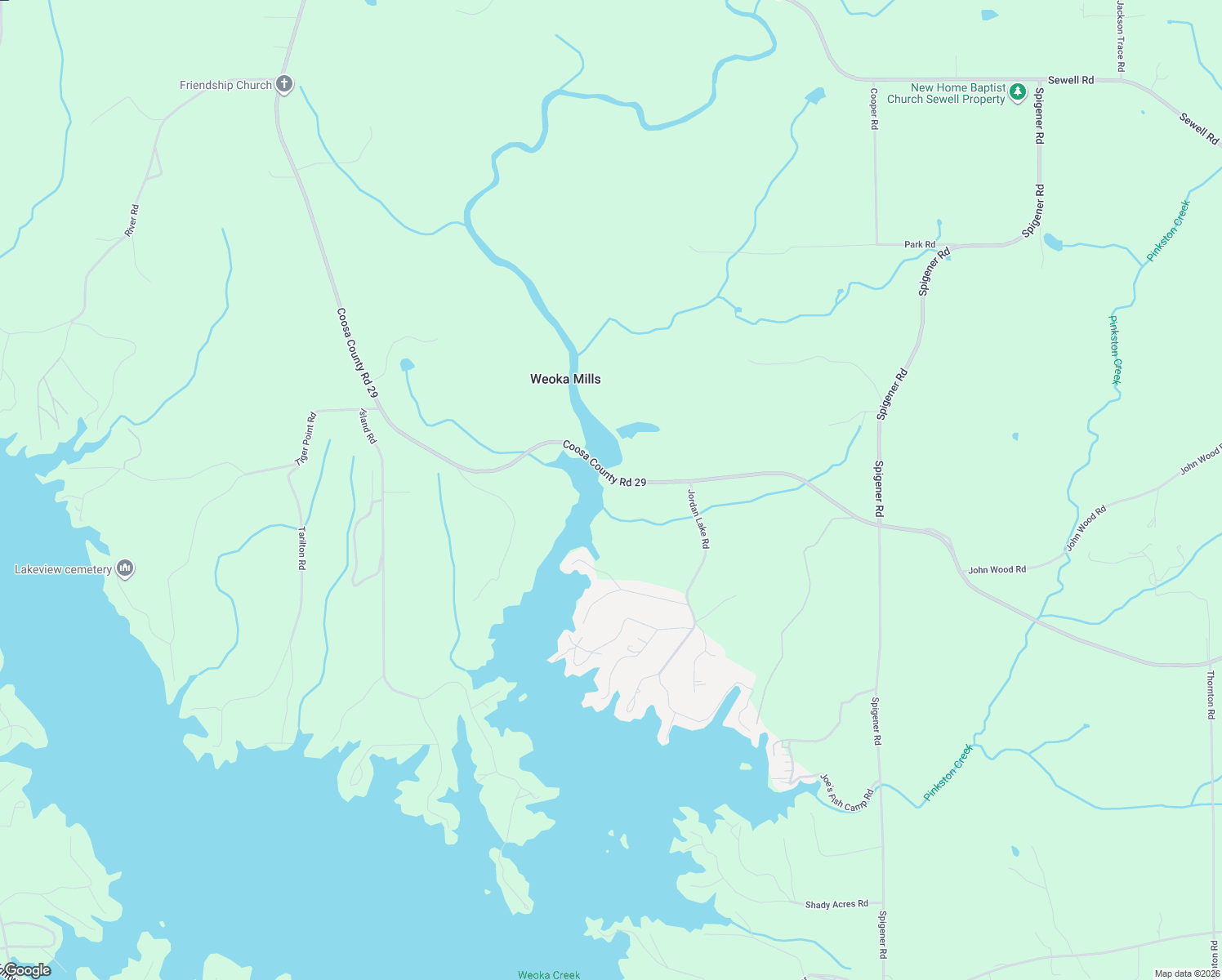 map of restaurants, bars, coffee shops, grocery stores, and more near 2863 Titus Road in Titus