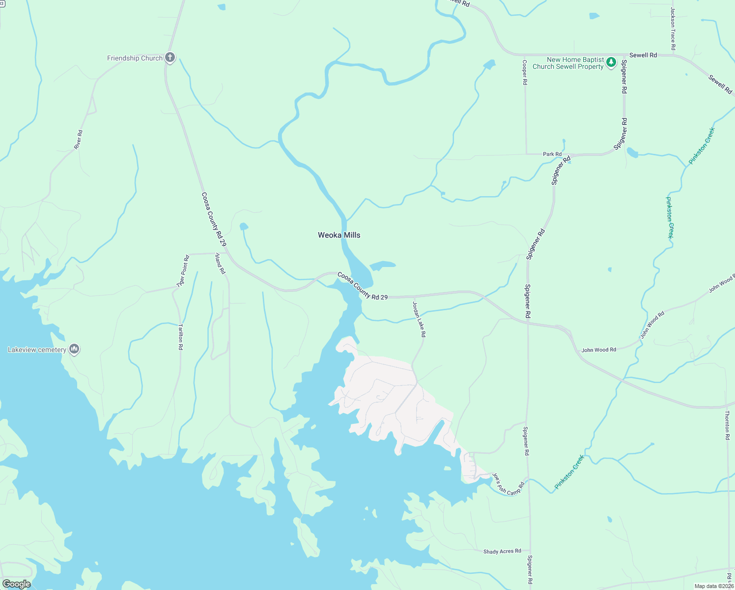 map of restaurants, bars, coffee shops, grocery stores, and more near 2863 Titus Road in Titus