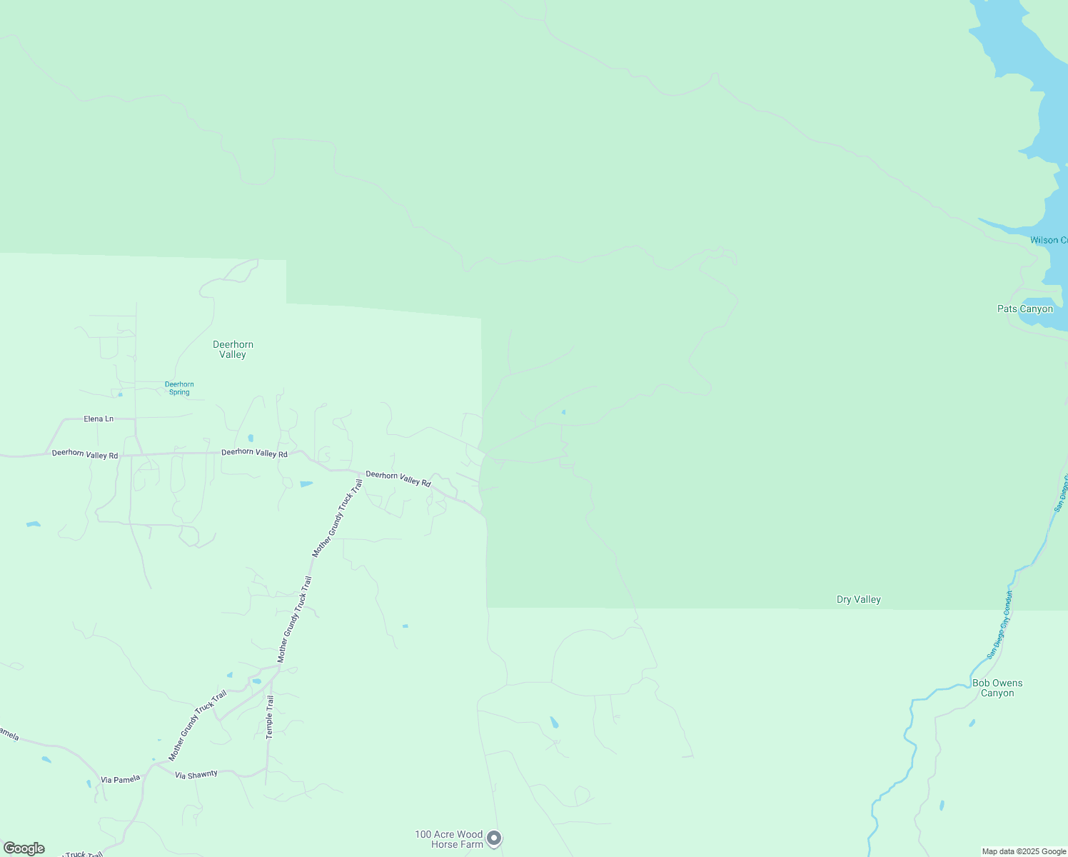 map of restaurants, bars, coffee shops, grocery stores, and more near Cinnamon Drive in San Diego County