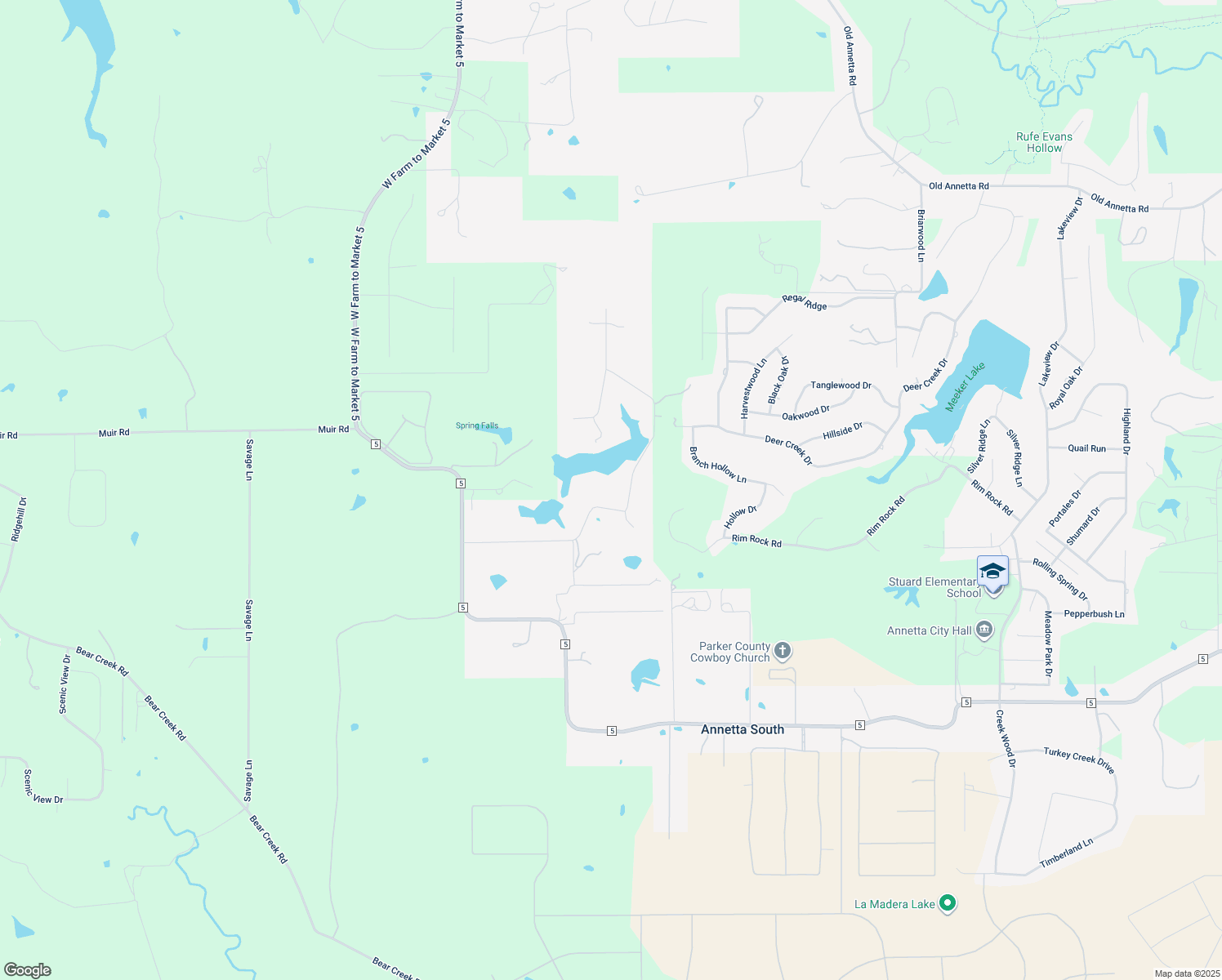 map of restaurants, bars, coffee shops, grocery stores, and more near 405 Canyon Lake Drive in Aledo