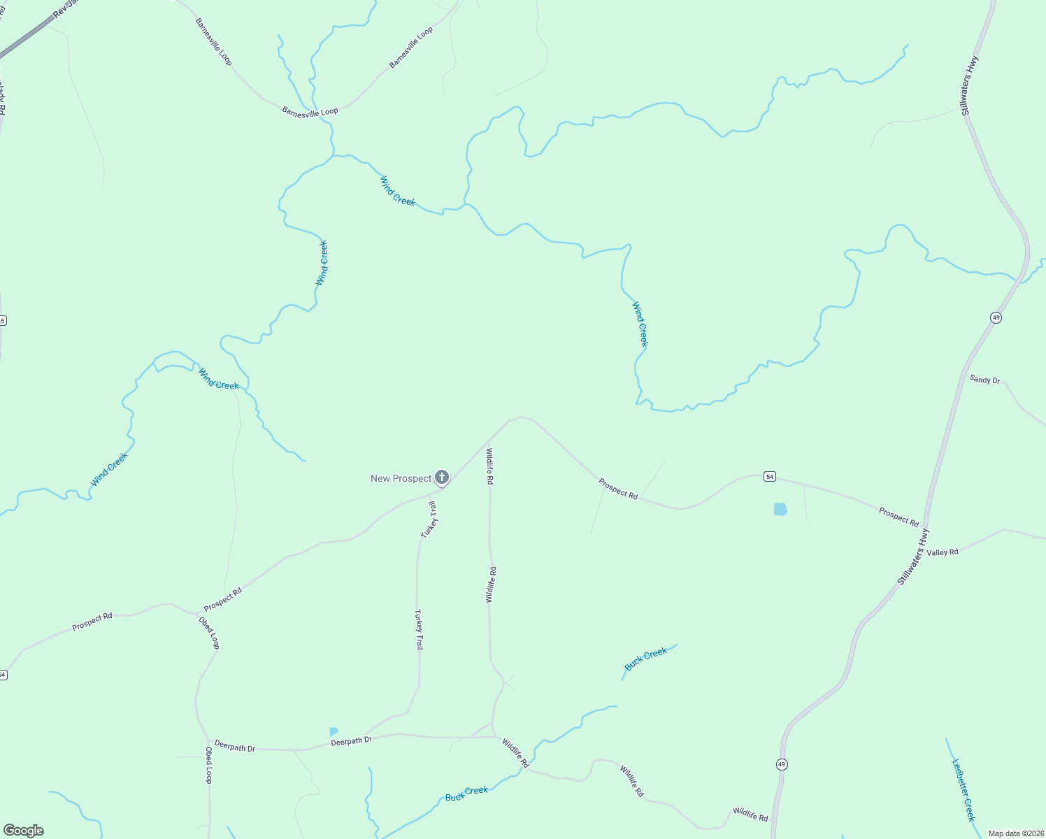 map of restaurants, bars, coffee shops, grocery stores, and more near 1630 Prospect Road in Dadeville