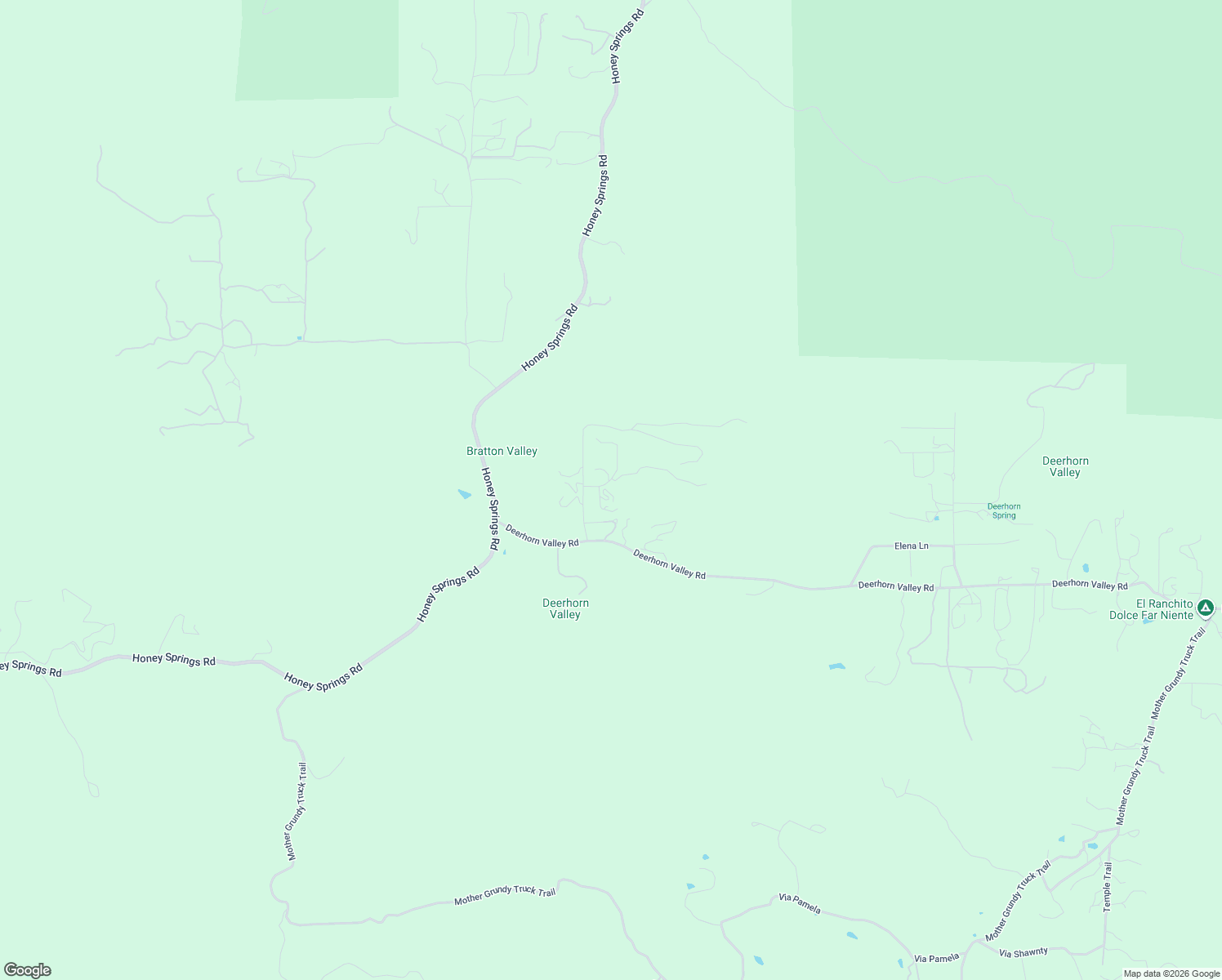 map of restaurants, bars, coffee shops, grocery stores, and more near 18645 Quail Trail Drive in Jamul