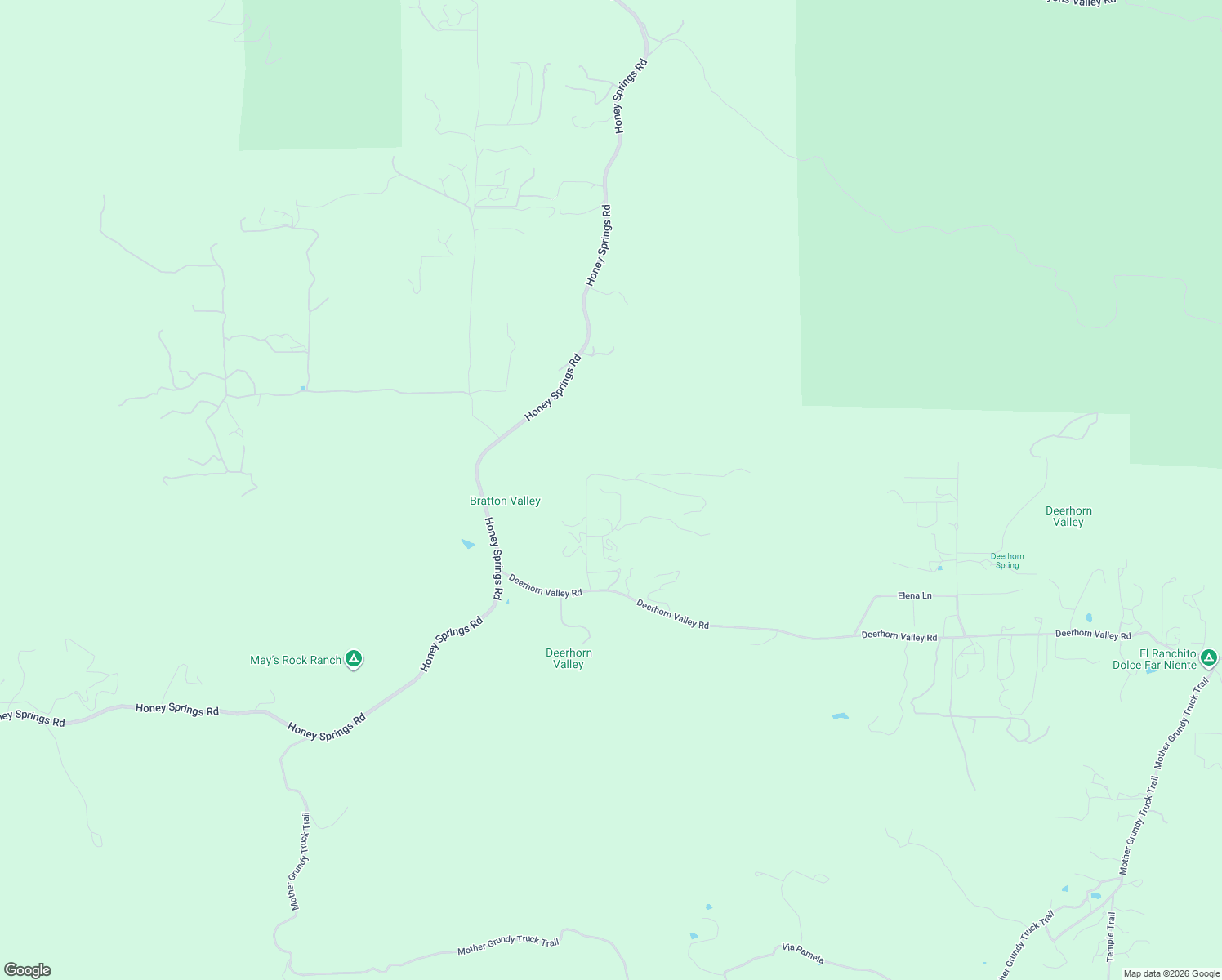 map of restaurants, bars, coffee shops, grocery stores, and more near 18652 Quail Trail Drive in Jamul
