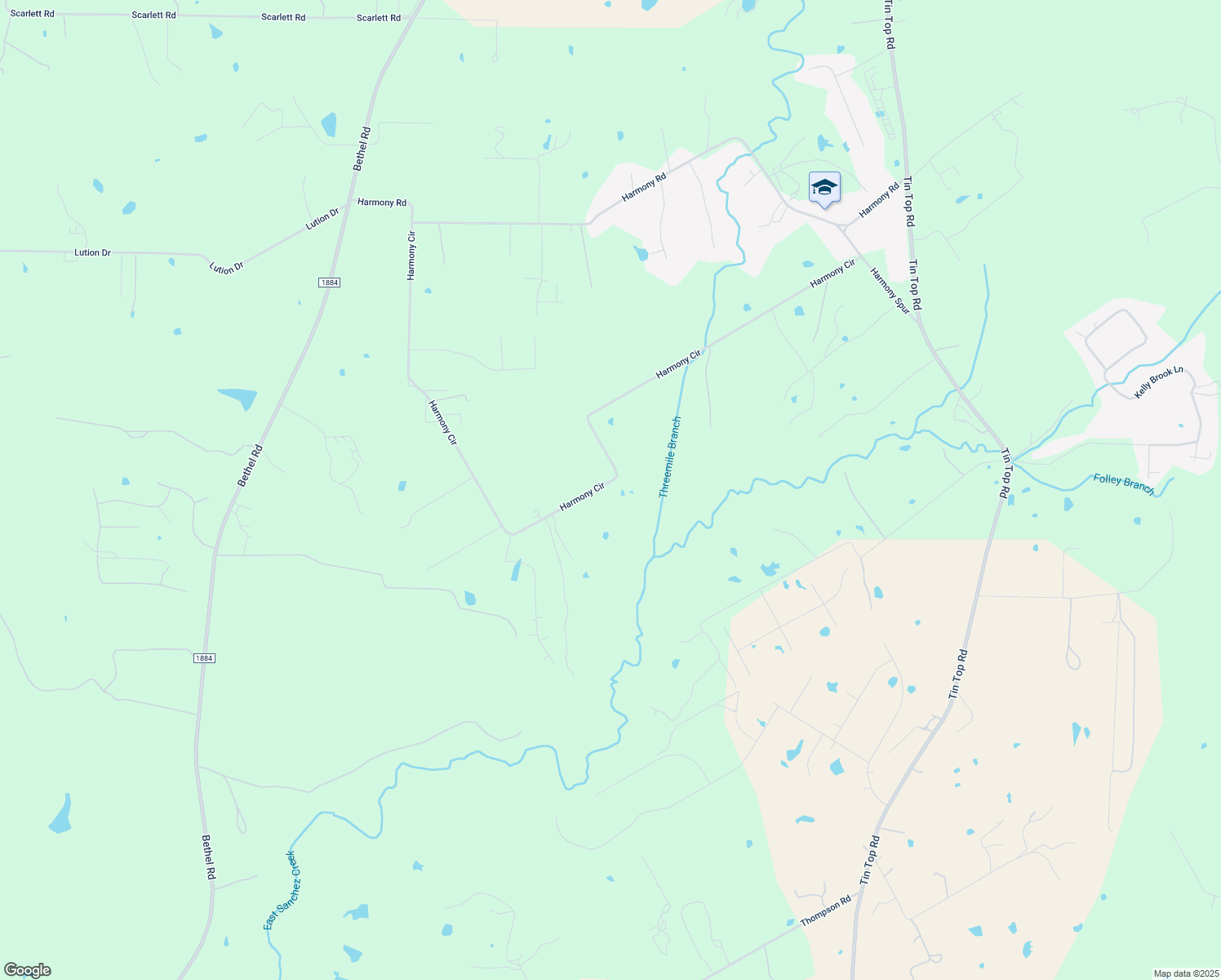 map of restaurants, bars, coffee shops, grocery stores, and more near 801 Harmony Cir in Weatherford
