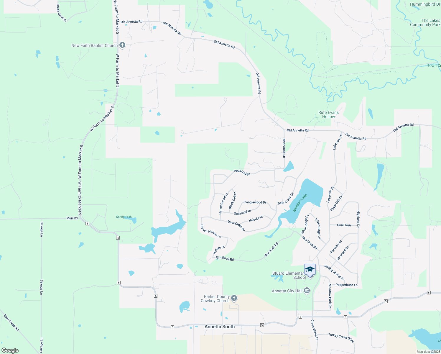 map of restaurants, bars, coffee shops, grocery stores, and more near 225 Deer Creek Dr in Aledo