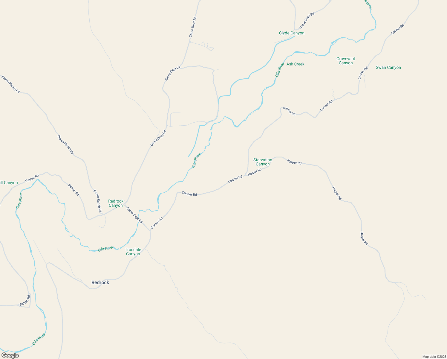 map of restaurants, bars, coffee shops, grocery stores, and more near 2128-2198 Conner Road in Redrock