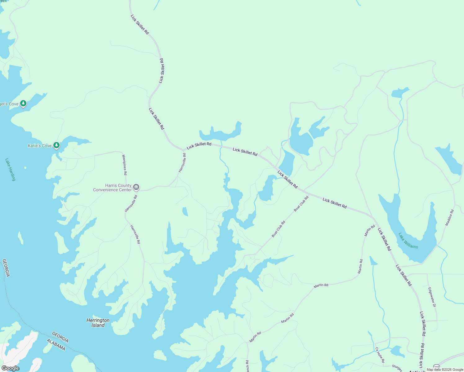 map of restaurants, bars, coffee shops, grocery stores, and more near 2617 Lick Skillet Road in Hamilton