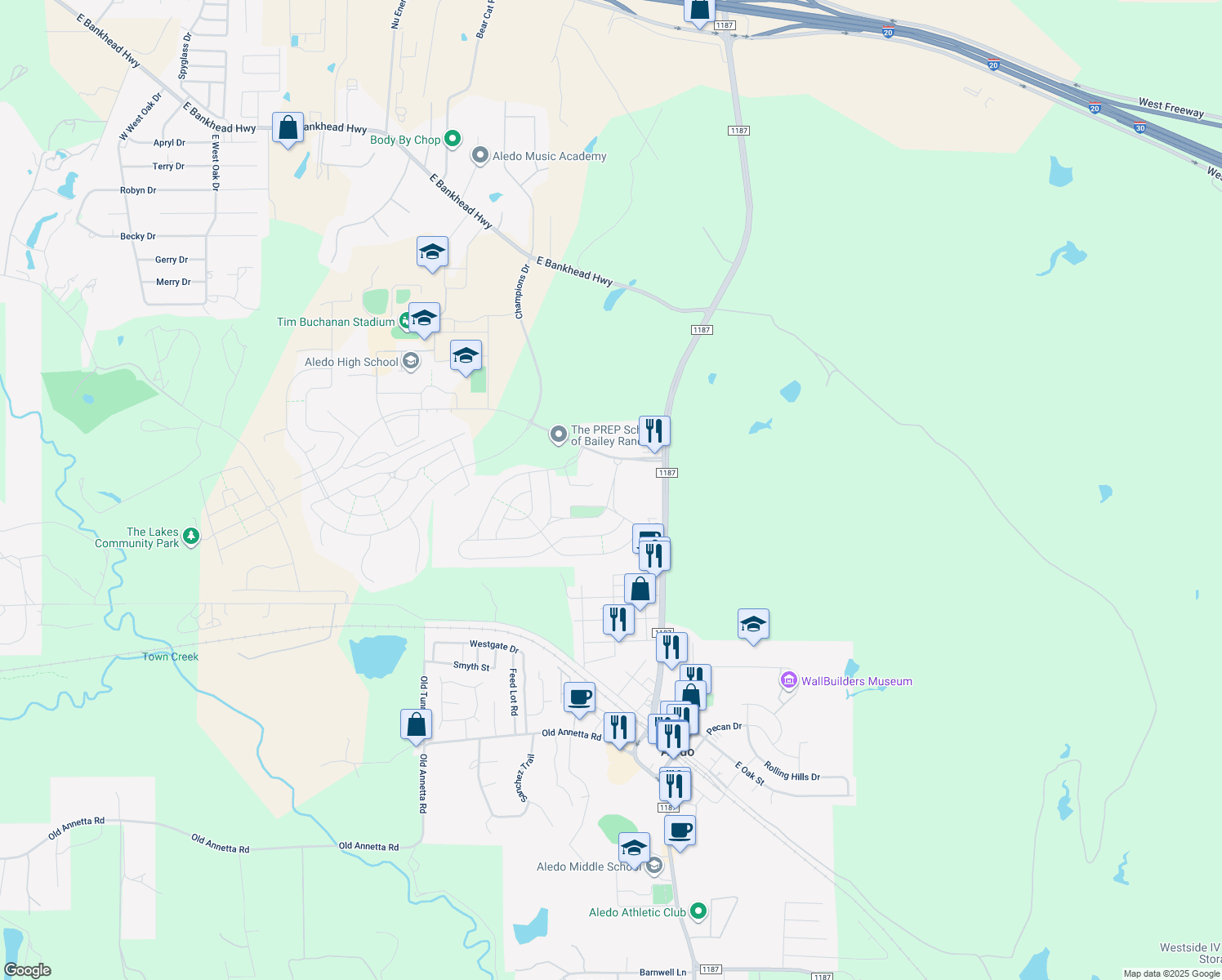232 Parkview Drive, Aledo TX Walk Score