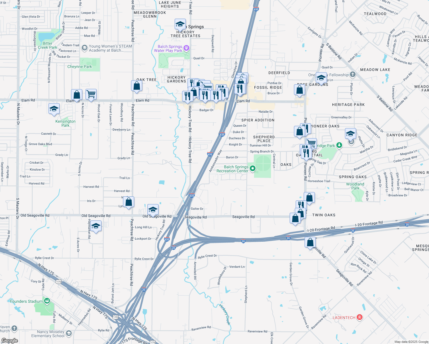 12008 Drive, Balch Springs TX Walk Score