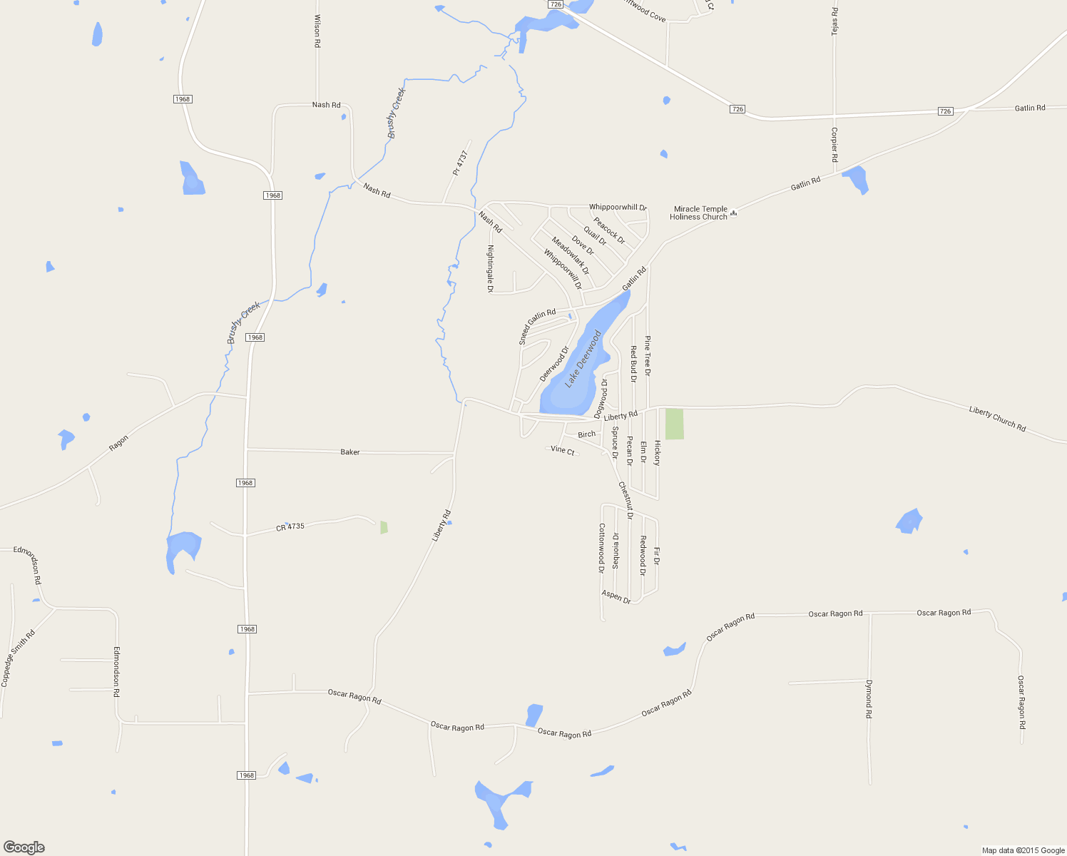 map of restaurants, bars, coffee shops, grocery stores, and more near Ceder Court in Harleton