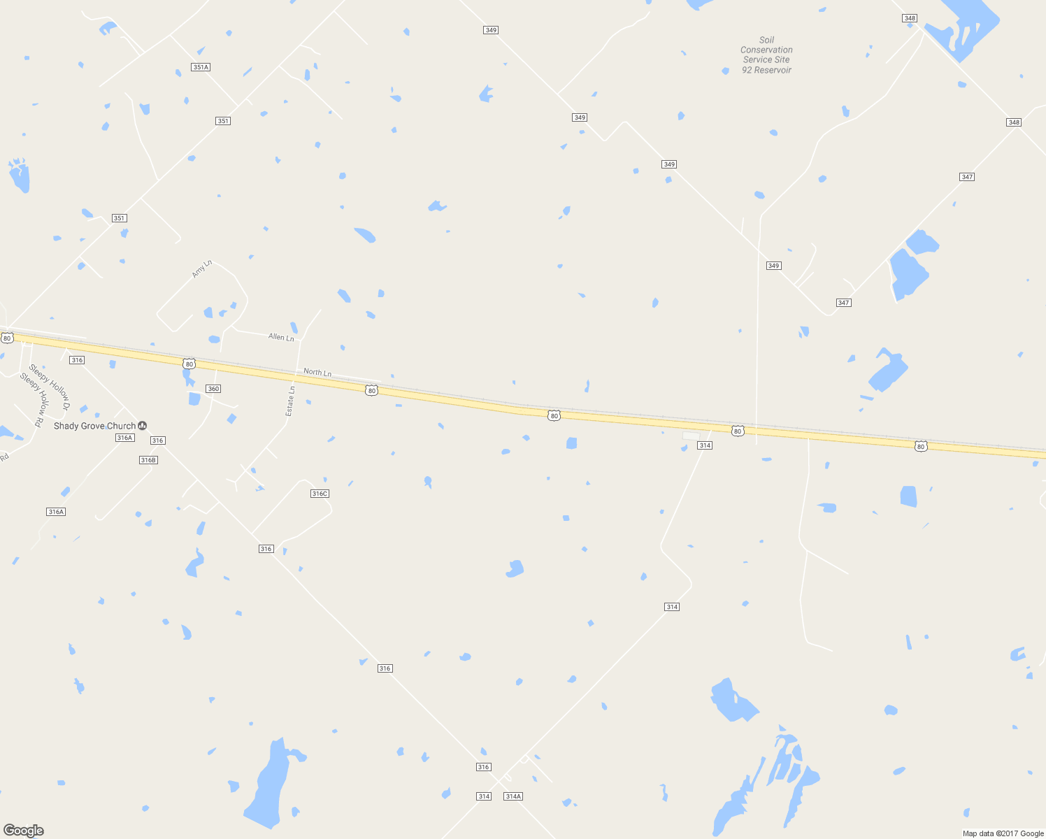 map of restaurants, bars, coffee shops, grocery stores, and more near 10710 U.S. 80 in Terrell