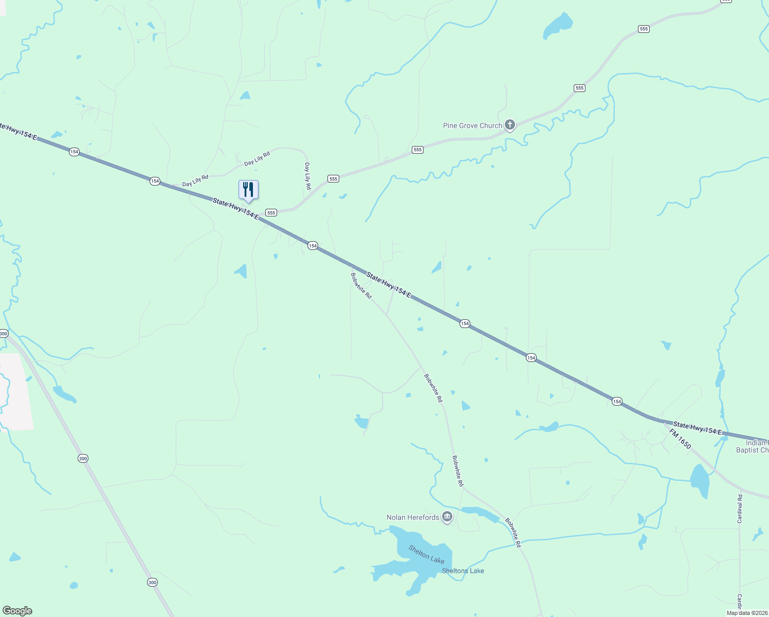 map of restaurants, bars, coffee shops, grocery stores, and more near 2671 Bobwhite Road in Gilmer