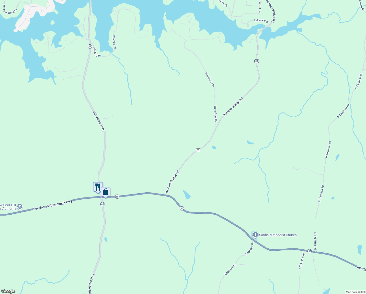map of restaurants, bars, coffee shops, grocery stores, and more near in Dadeville