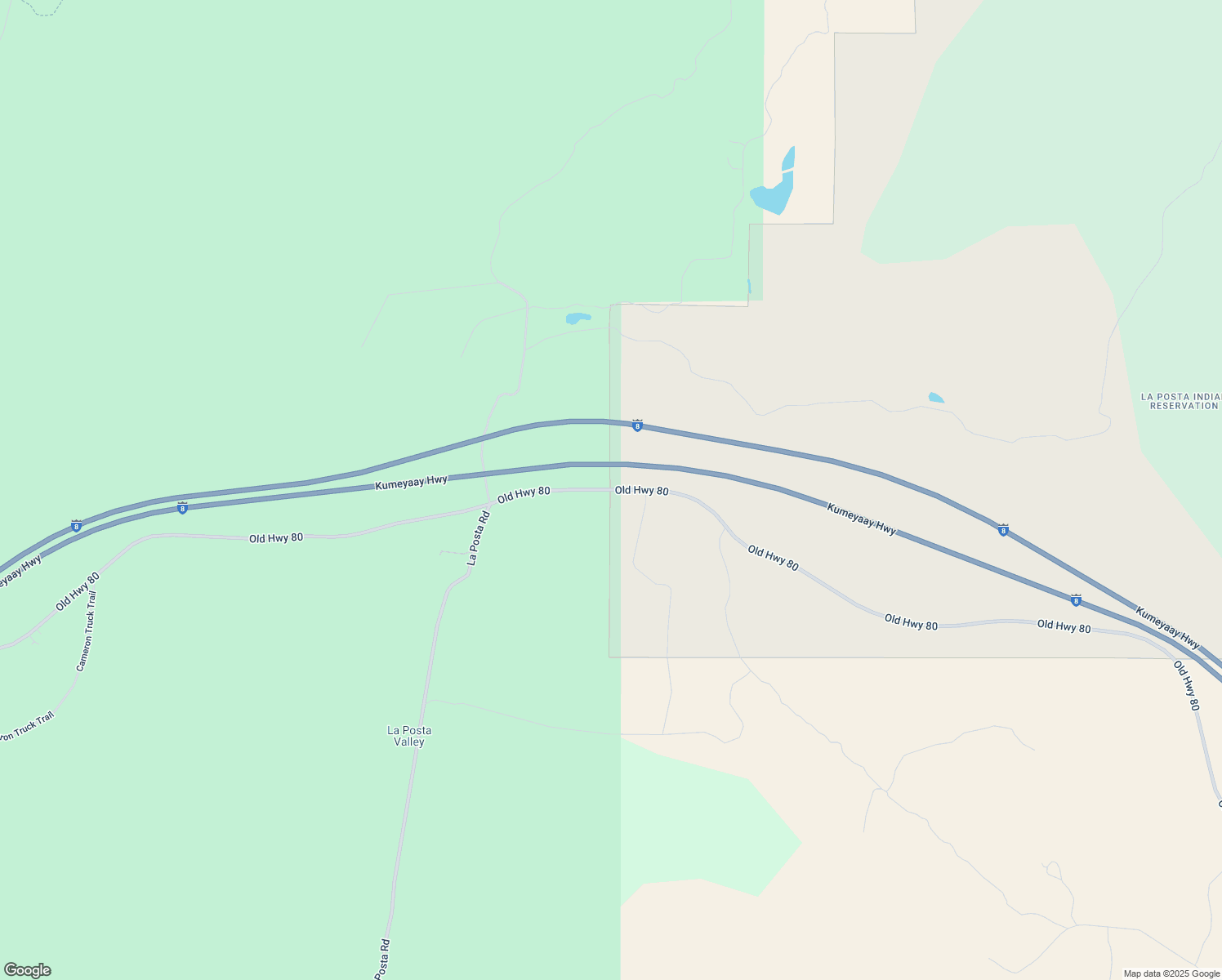 map of restaurants, bars, coffee shops, grocery stores, and more near 34679 Old Highway 80 in Pine Valley