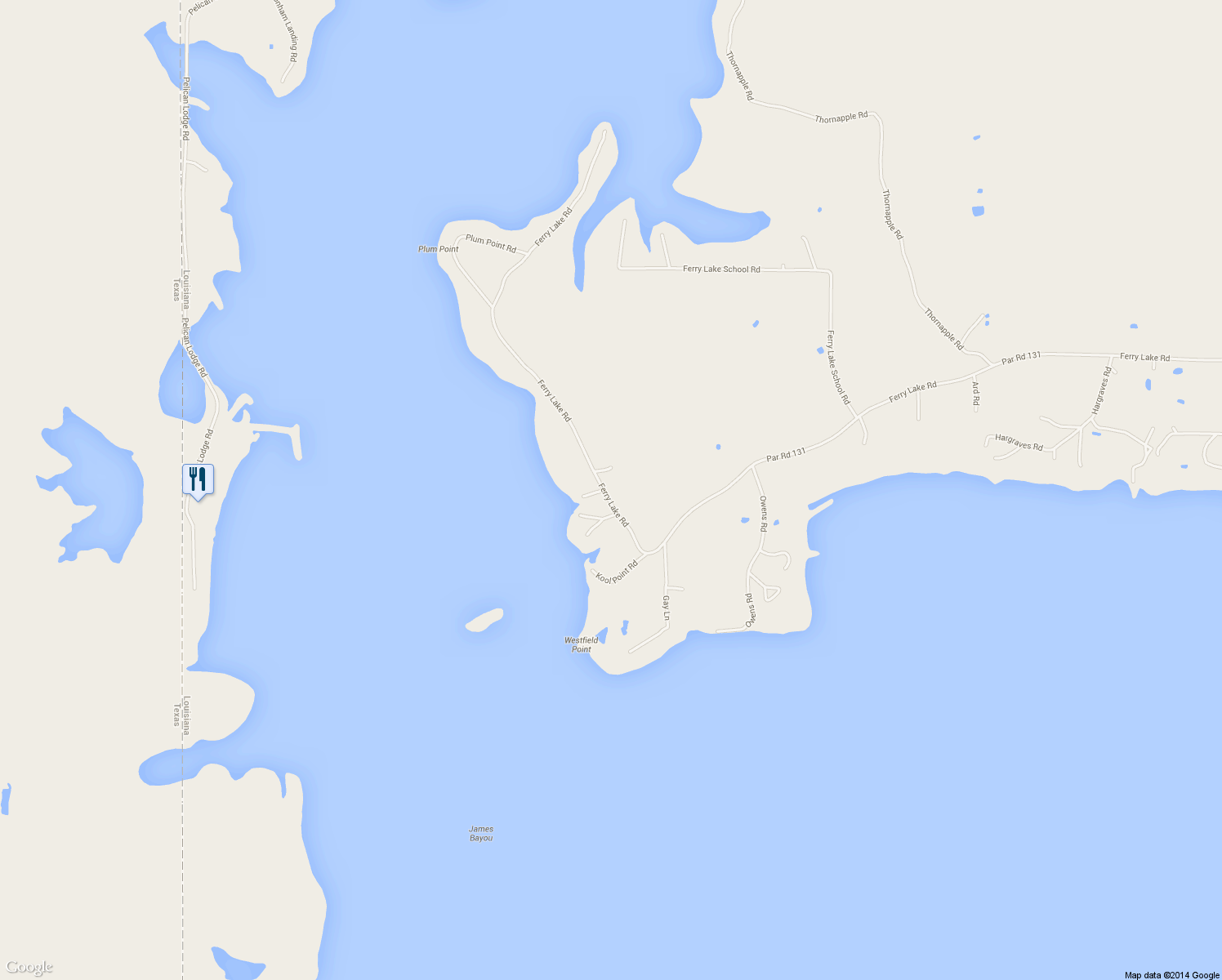 map of restaurants, bars, coffee shops, grocery stores, and more near 10638 Ferry Lake Rd in Oil City