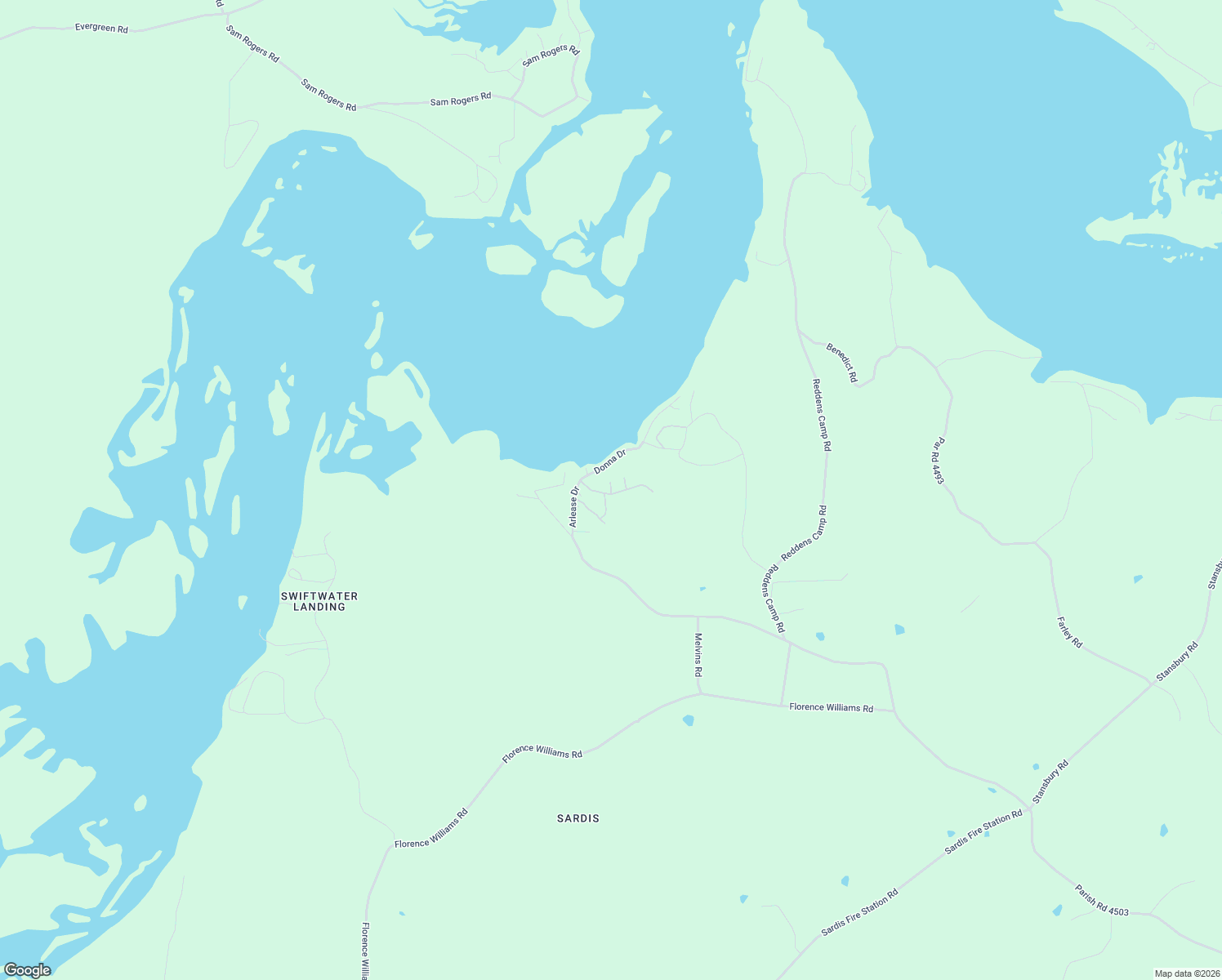 map of restaurants, bars, coffee shops, grocery stores, and more near Waynes Avenue in Union Parish