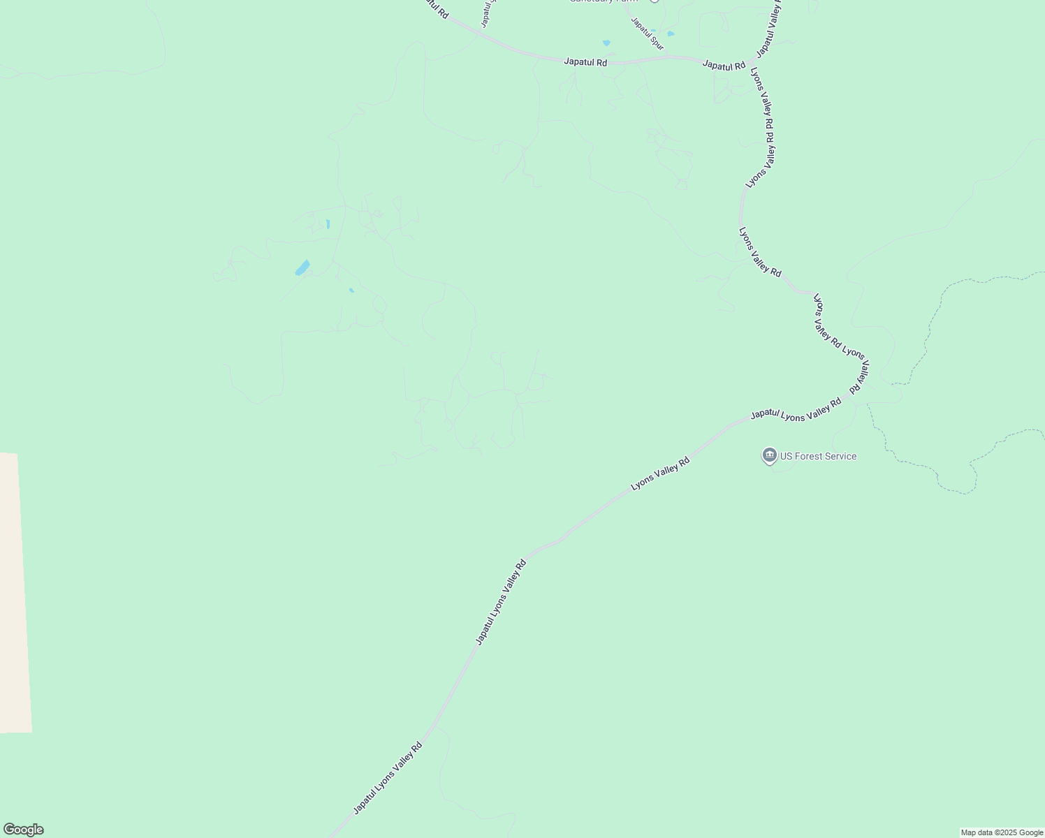 map of restaurants, bars, coffee shops, grocery stores, and more near Slant Rock Road in San Diego County