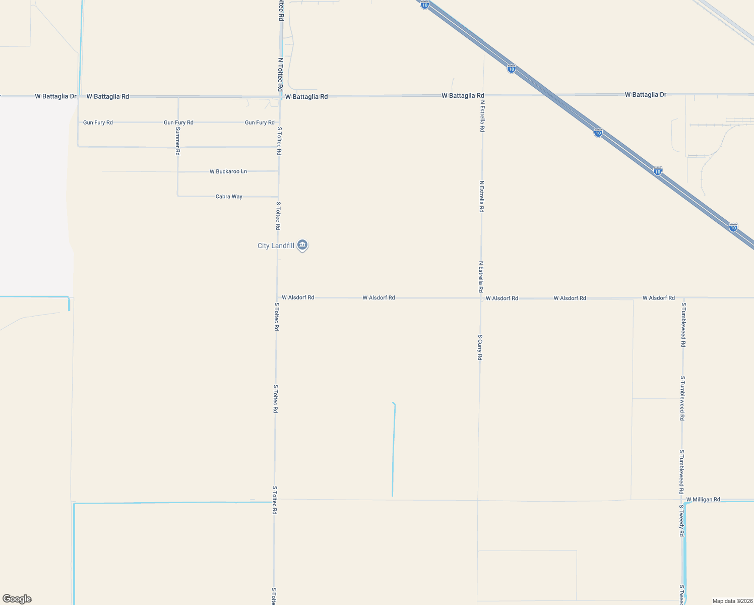 map of restaurants, bars, coffee shops, grocery stores, and more near 8891 West Menden Drive in Eloy