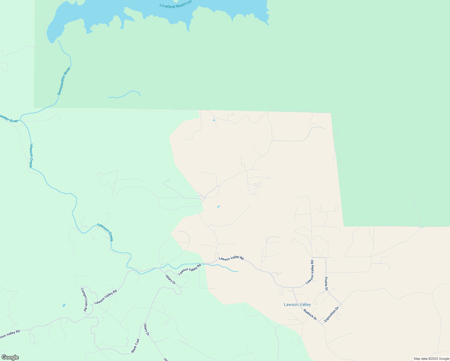 map of restaurants, bars, coffee shops, grocery stores, and more near Montiel Truck Trail in San Diego County
