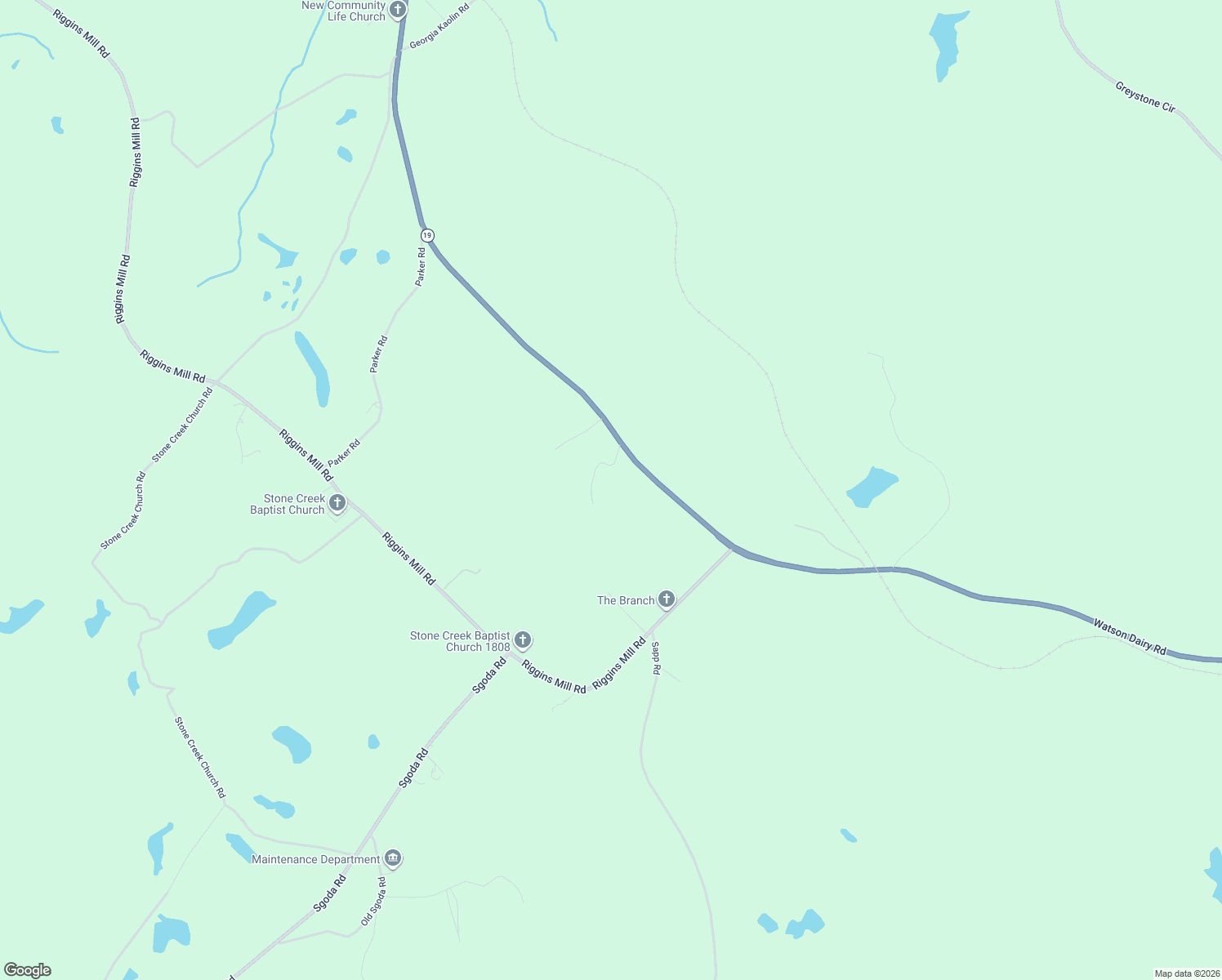 map of restaurants, bars, coffee shops, grocery stores, and more near 257 McCay Lane in Dry Branch