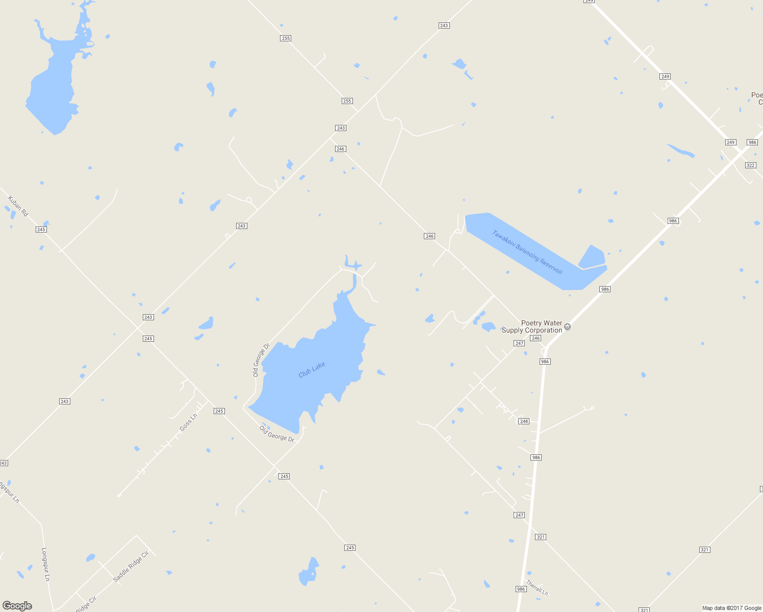 map of restaurants, bars, coffee shops, grocery stores, and more near 17451 Old George Drive in Terrell