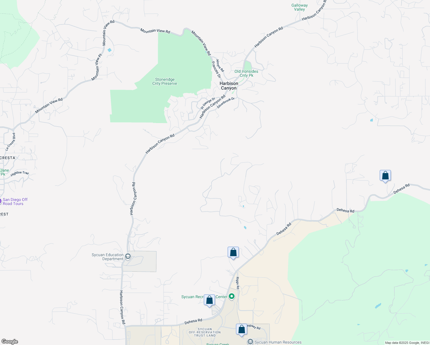map of restaurants, bars, coffee shops, grocery stores, and more near 1010 Wilson Avenue in El Cajon