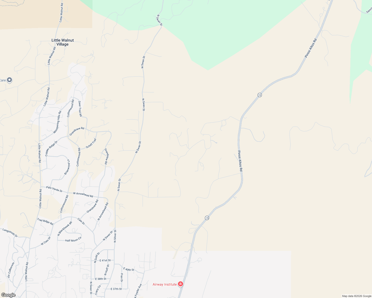 map of restaurants, bars, coffee shops, grocery stores, and more near Wendy Road in Silver City