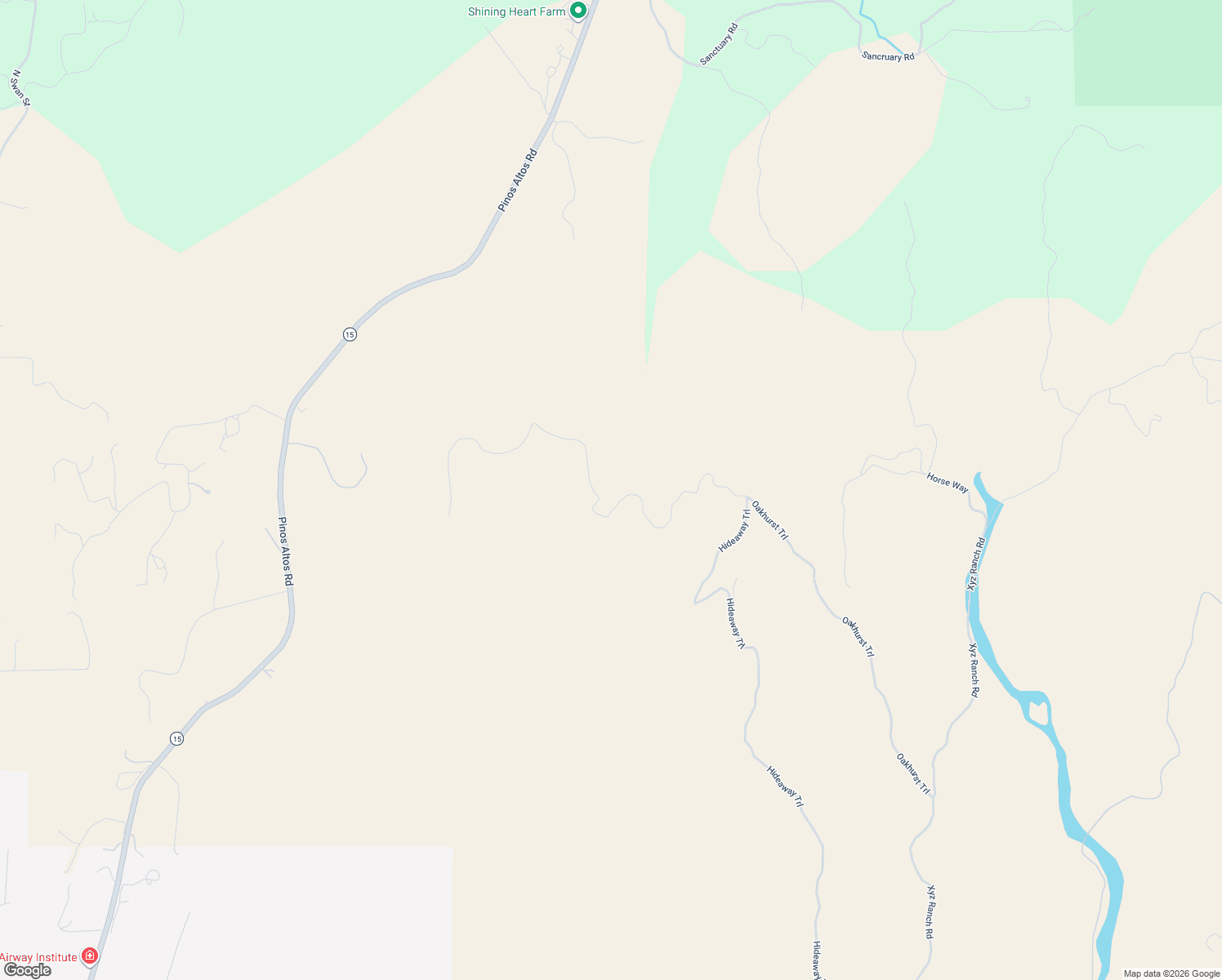 map of restaurants, bars, coffee shops, grocery stores, and more near Ranch Road in Grant