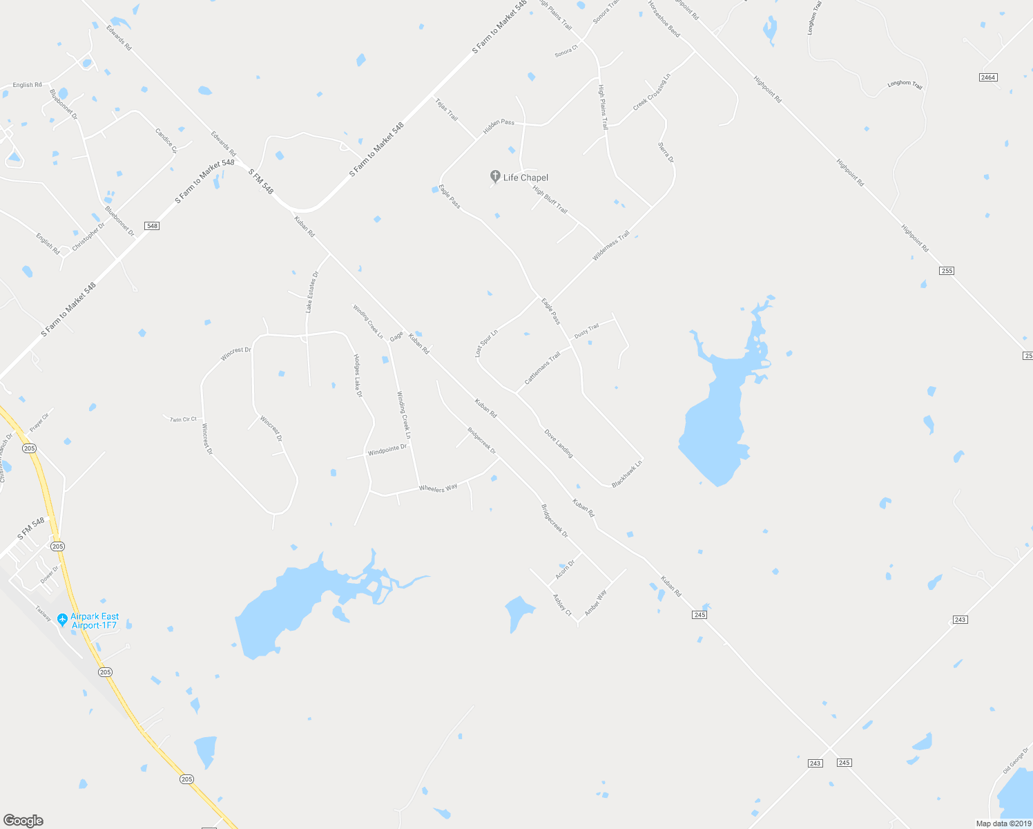 map of restaurants, bars, coffee shops, grocery stores, and more near 370 Dove Landing in Royse City