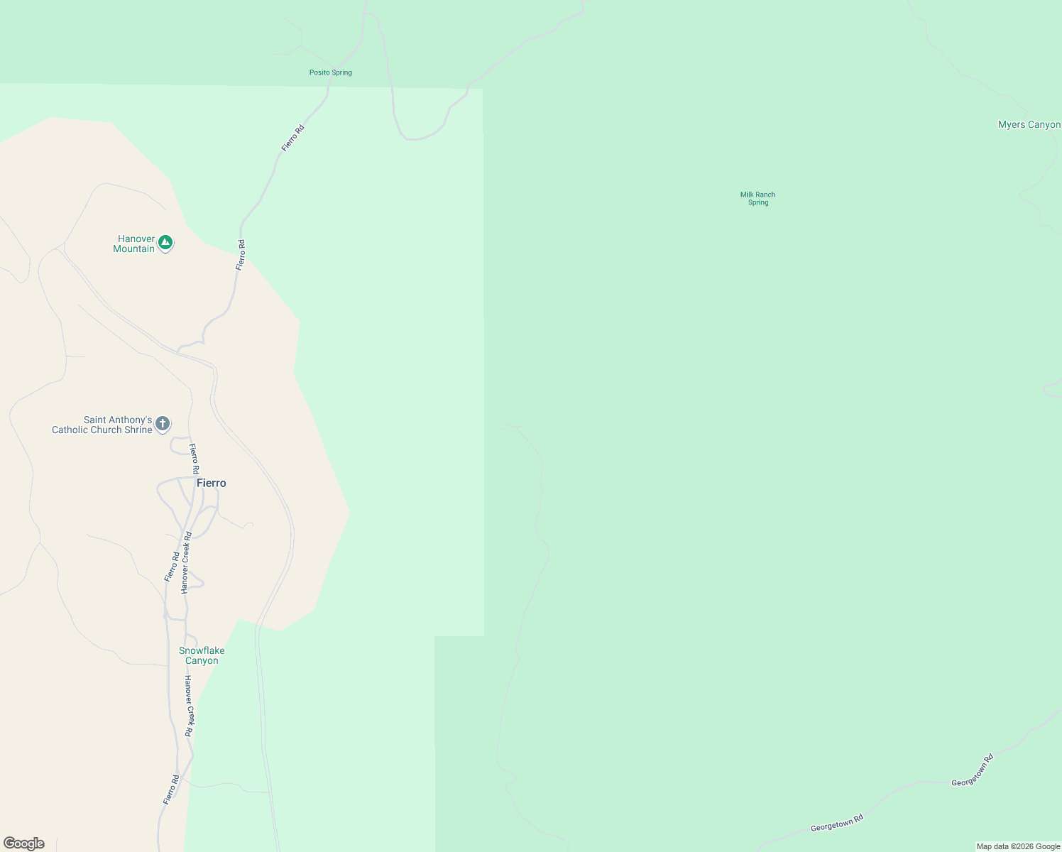 map of restaurants, bars, coffee shops, grocery stores, and more near in Fierro