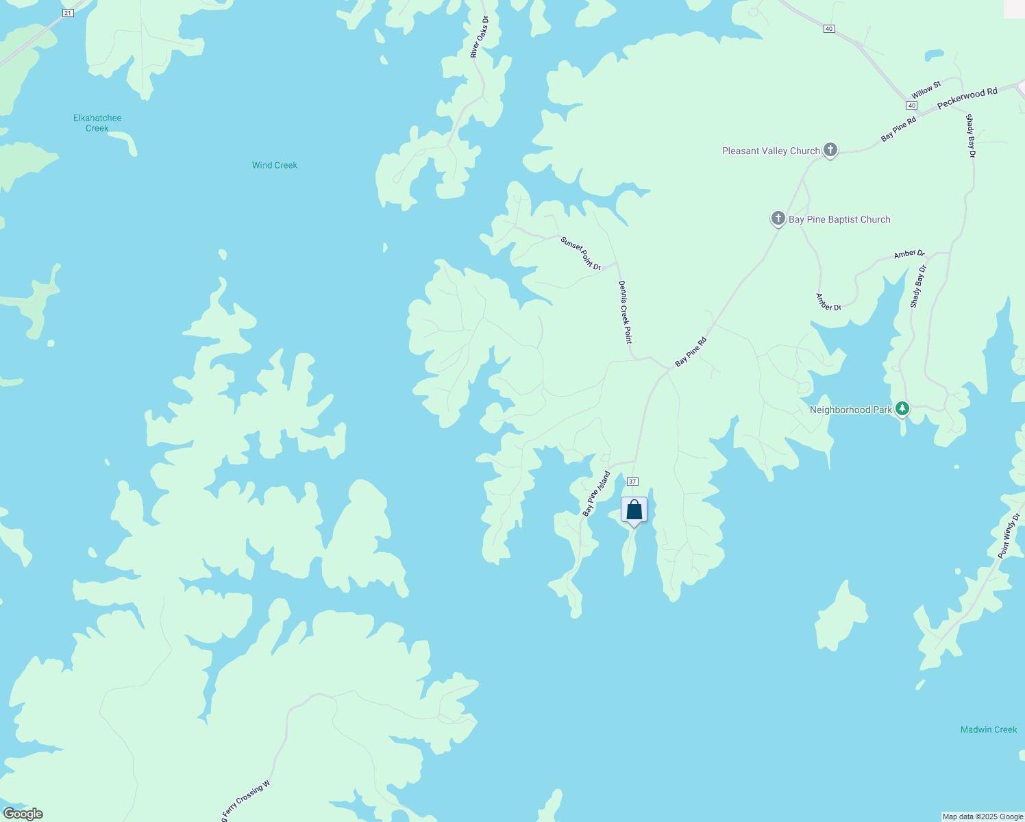 map of restaurants, bars, coffee shops, grocery stores, and more near 313-323 Rolling Wood Lane in Jacksons' Gap