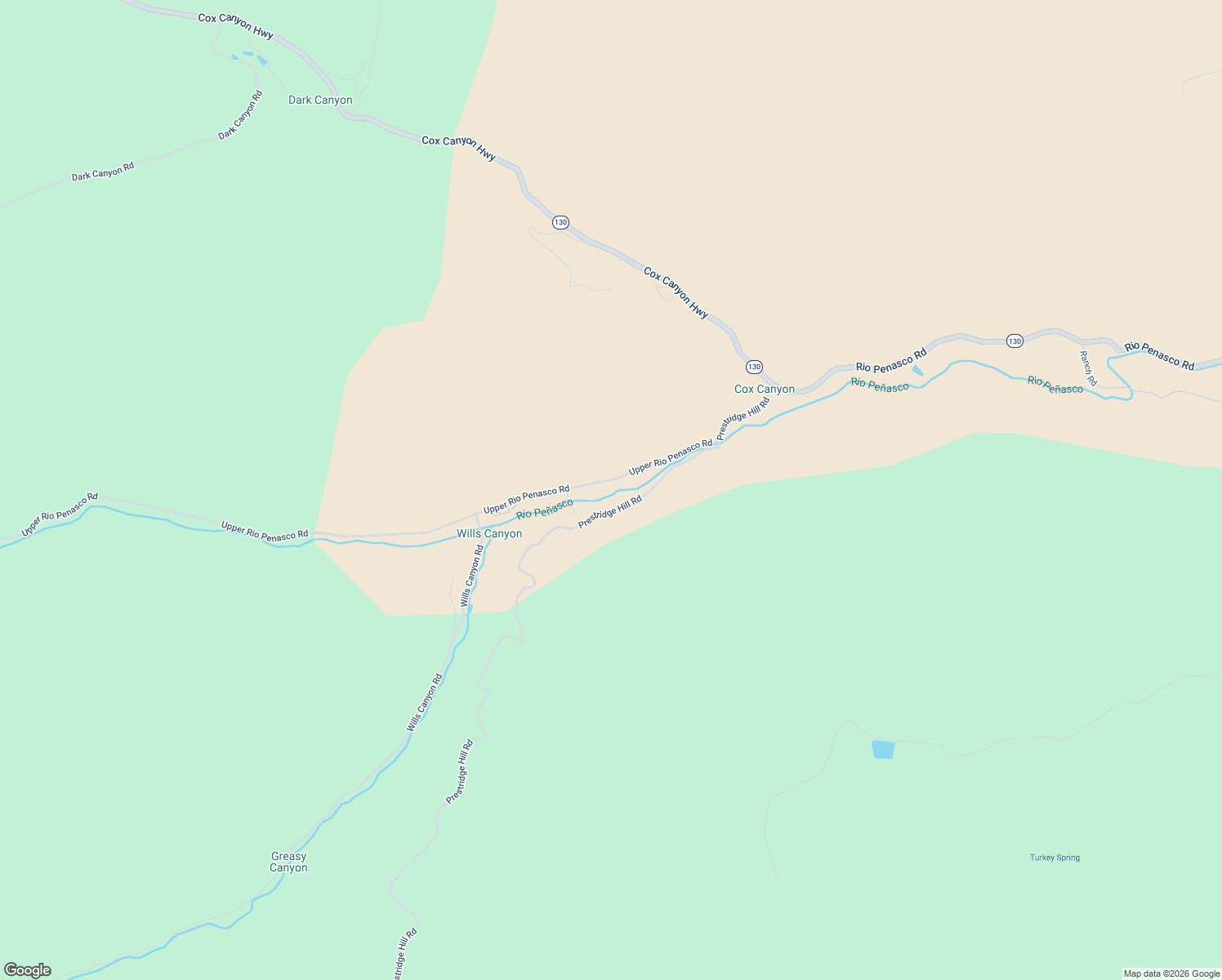 map of restaurants, bars, coffee shops, grocery stores, and more near 62 Upper Rio Penasco Road in Cloudcroft