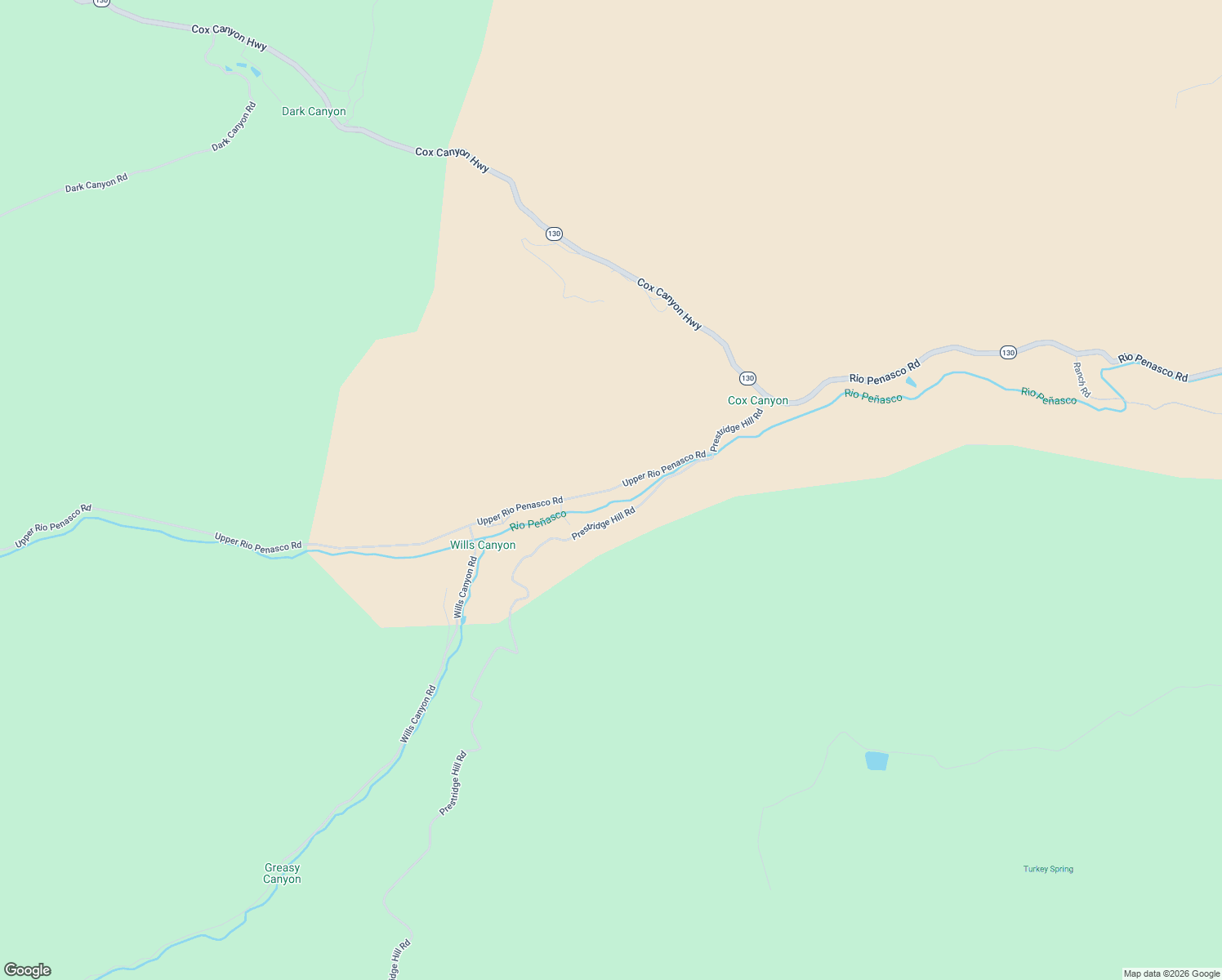 map of restaurants, bars, coffee shops, grocery stores, and more near 62 Upper Rio Penasco Road in Cloudcroft