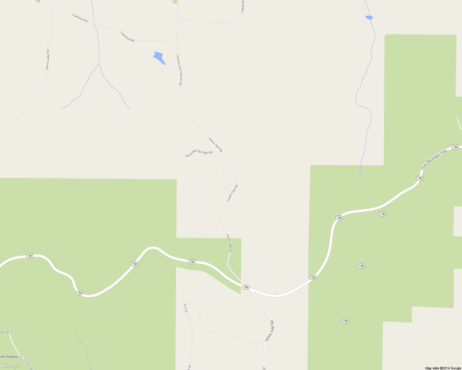 map of restaurants, bars, coffee shops, grocery stores, and more near 86 Royal Lodge Circle in Pine Mountain