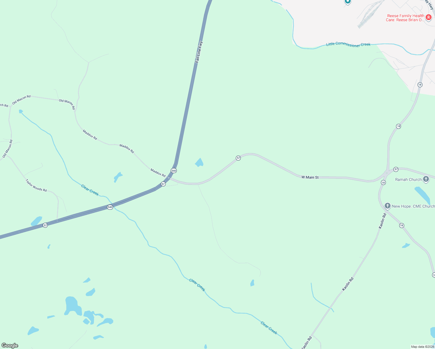 map of restaurants, bars, coffee shops, grocery stores, and more near 8299 West Main Street in Gordon