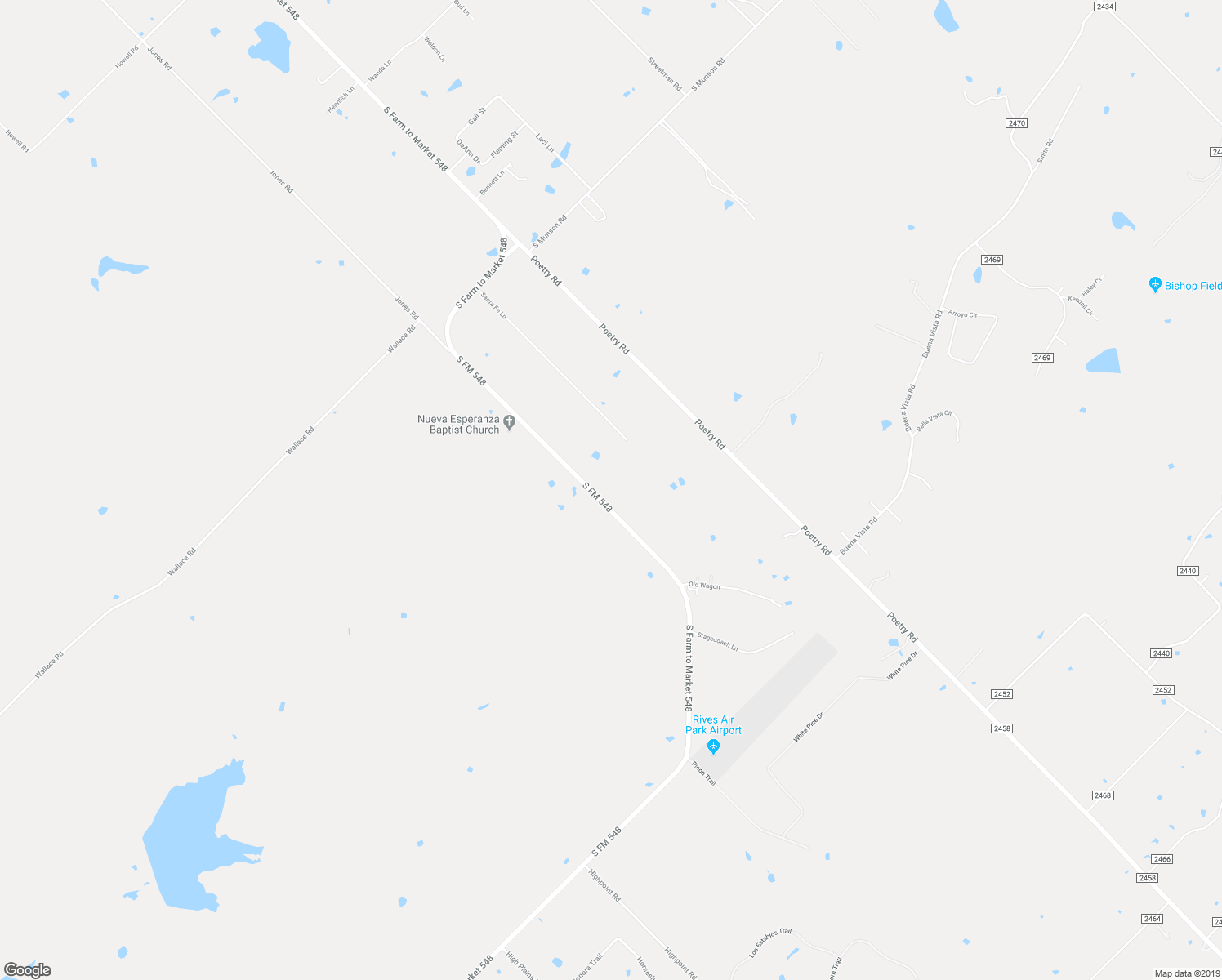 map of restaurants, bars, coffee shops, grocery stores, and more near 10243 Farm to Market 548 in Royse City