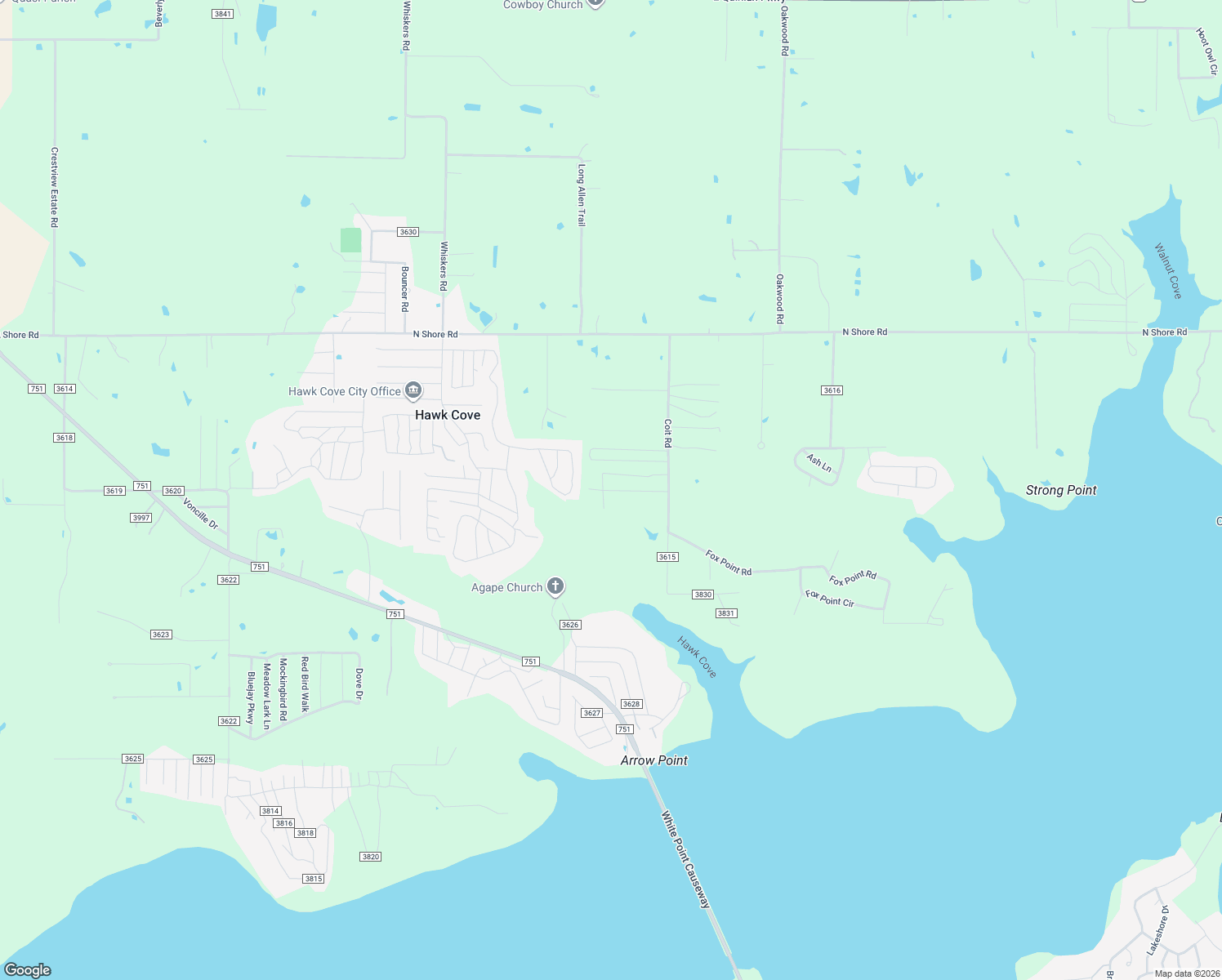 map of restaurants, bars, coffee shops, grocery stores, and more near 1927 Commanche Road in Quinlan