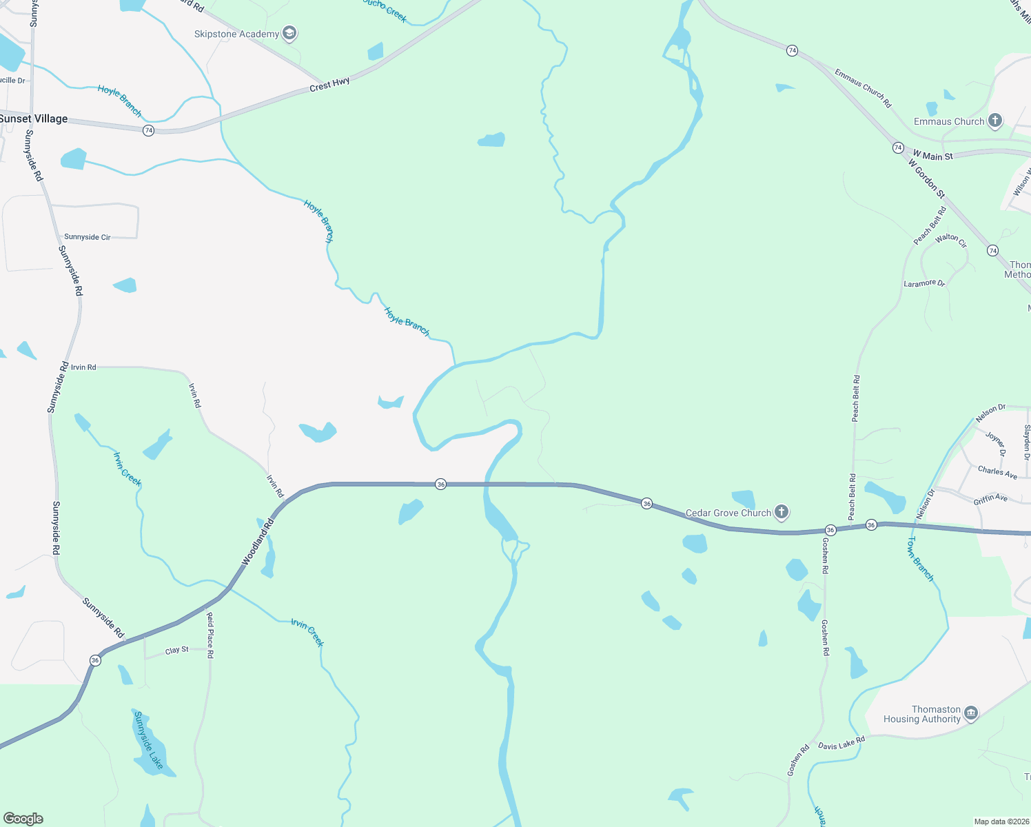 map of restaurants, bars, coffee shops, grocery stores, and more near 199 Antler Drive in Thomaston