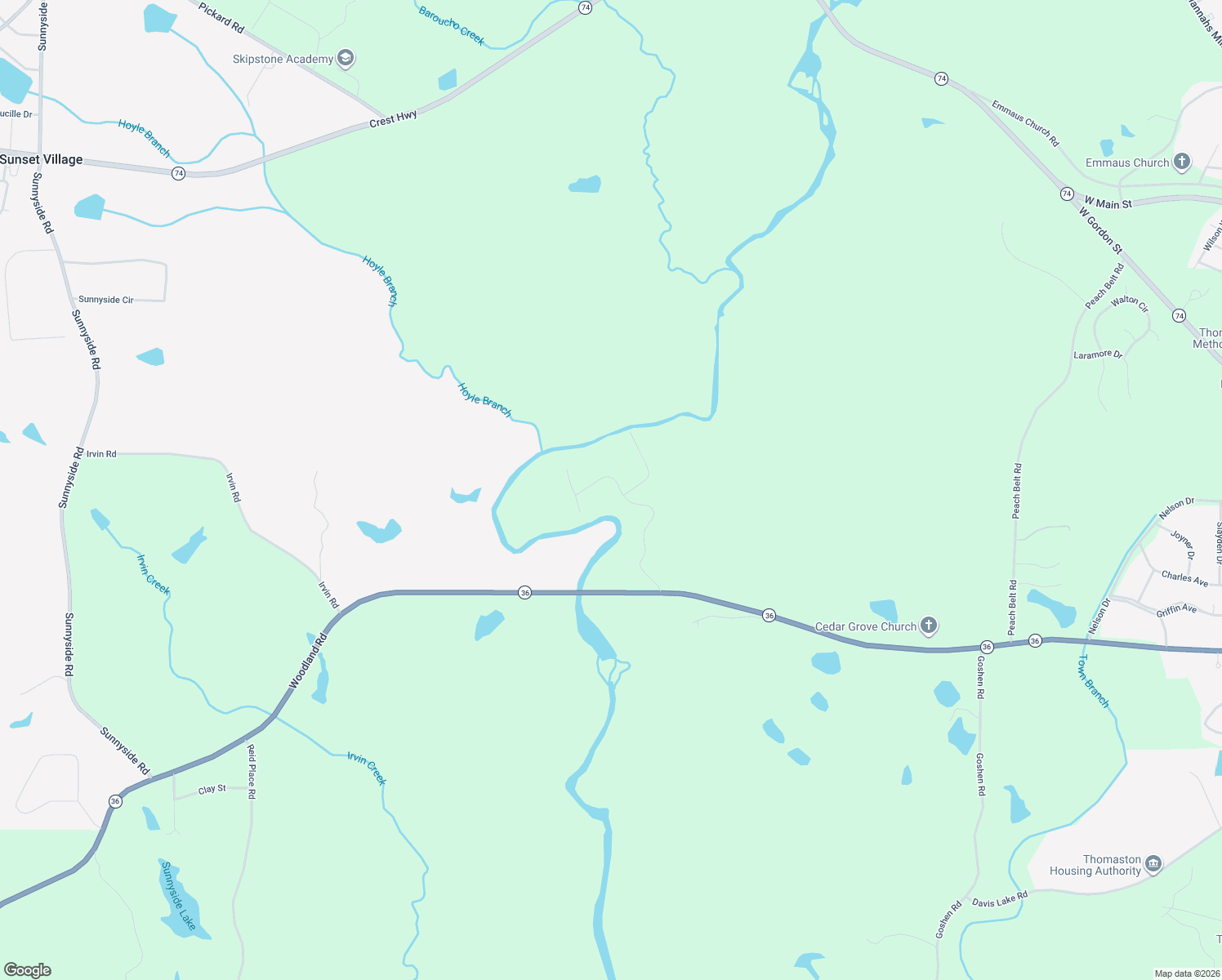 map of restaurants, bars, coffee shops, grocery stores, and more near 199 Antler Drive in Thomaston