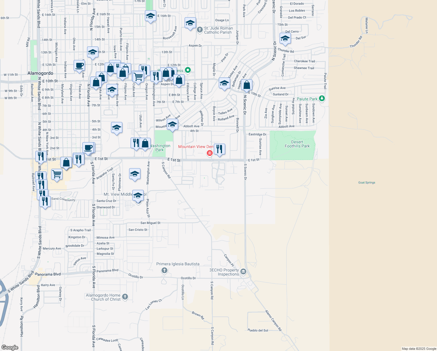 2200 East 1st Street, Alamogordo NM Walk Score