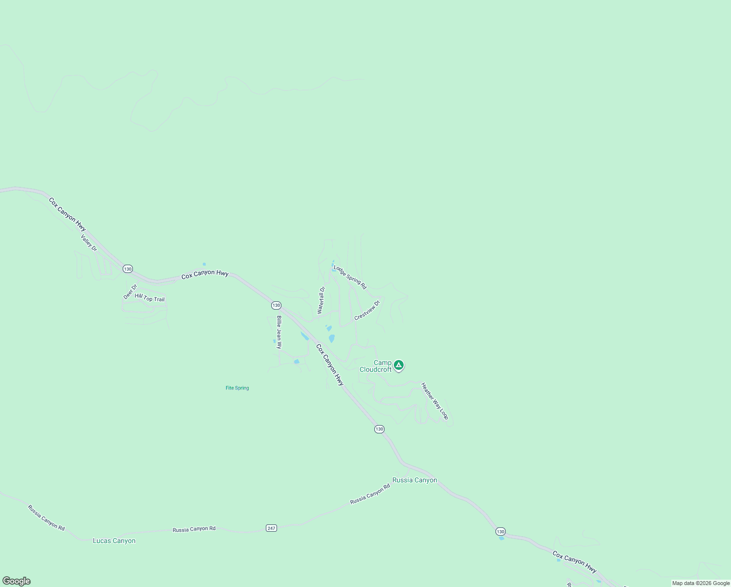 map of restaurants, bars, coffee shops, grocery stores, and more near 15 Canyon Road in Cloudcroft