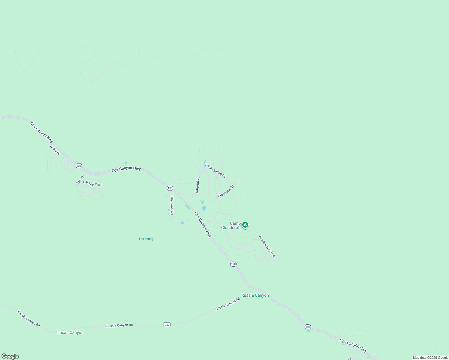 map of restaurants, bars, coffee shops, grocery stores, and more near 15 Canyon Road in Cloudcroft