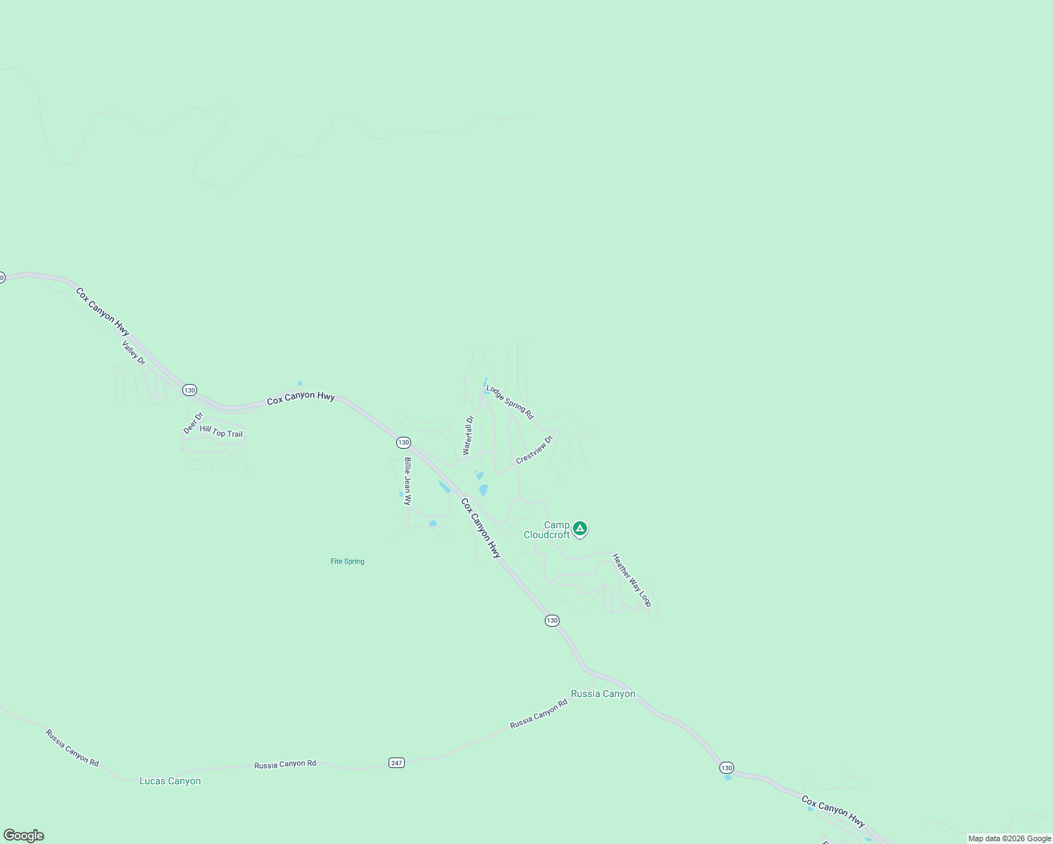 map of restaurants, bars, coffee shops, grocery stores, and more near 66 Lodge Spring Road in Cloudcroft